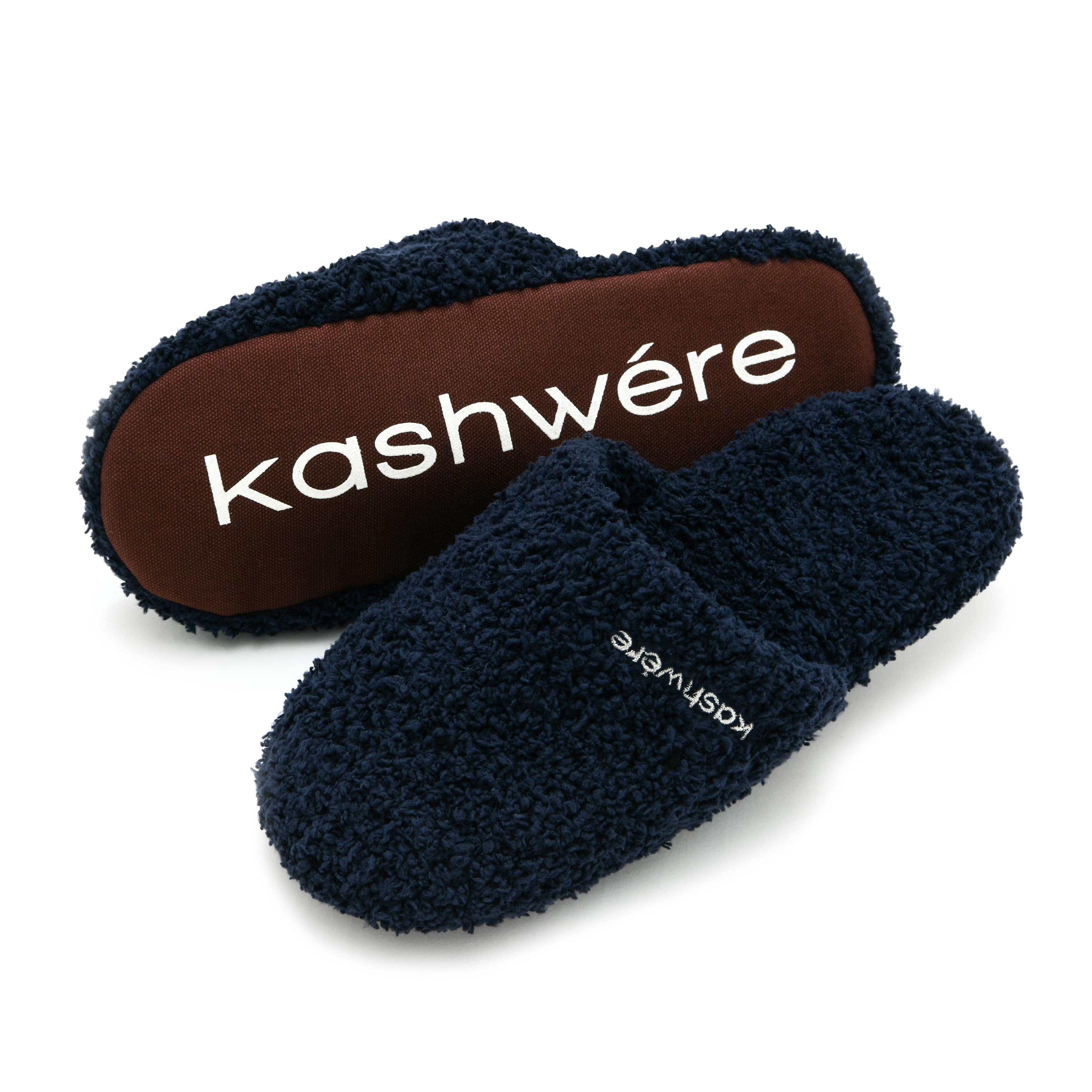 SLIPPERS(7/8 navy/silver) HOME kashwere Japan (カシウエア ジャパン) 公式サイト