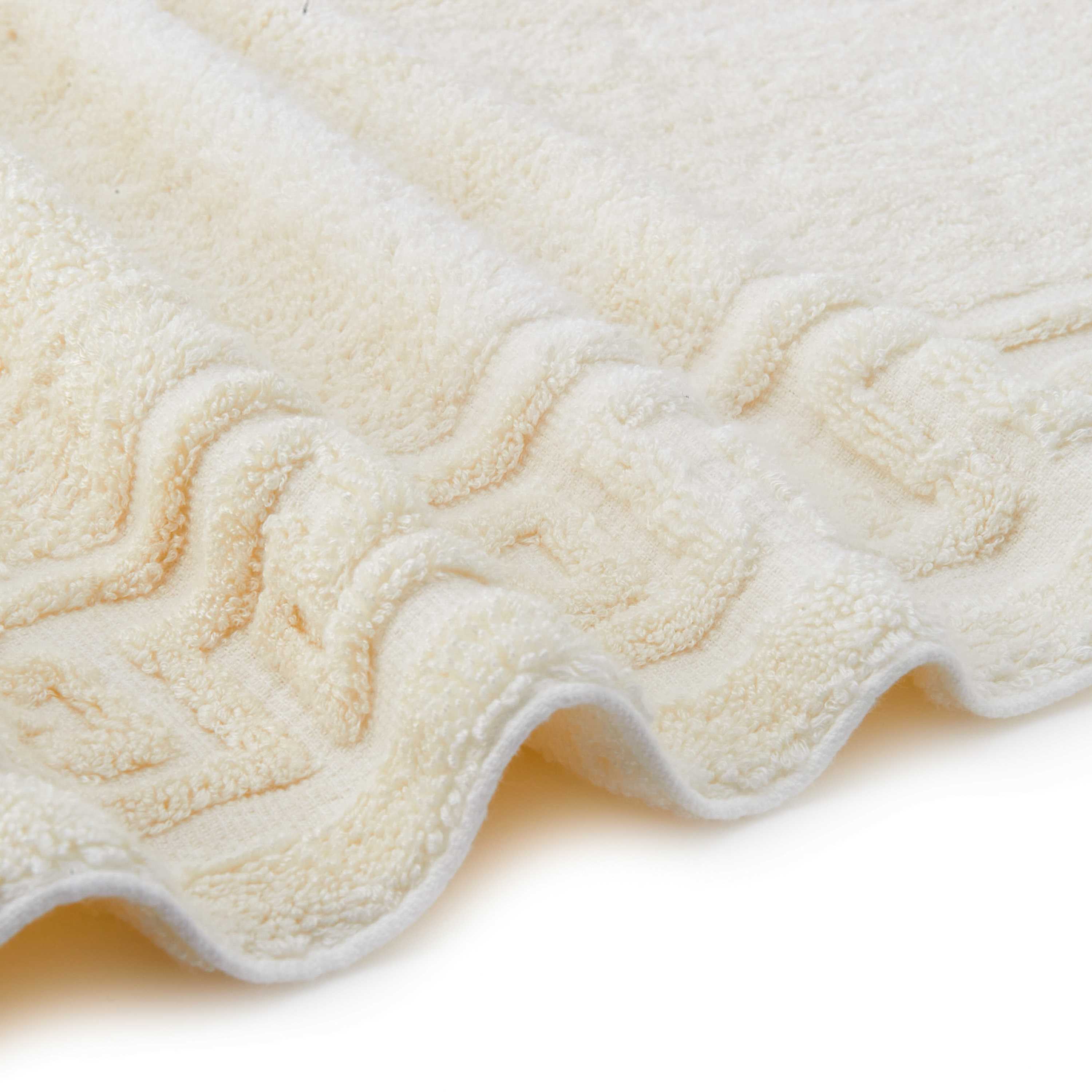 BATH MAT (NAMI)(50×80cm almond pearl) HOME kashwere Japan (カシウエア