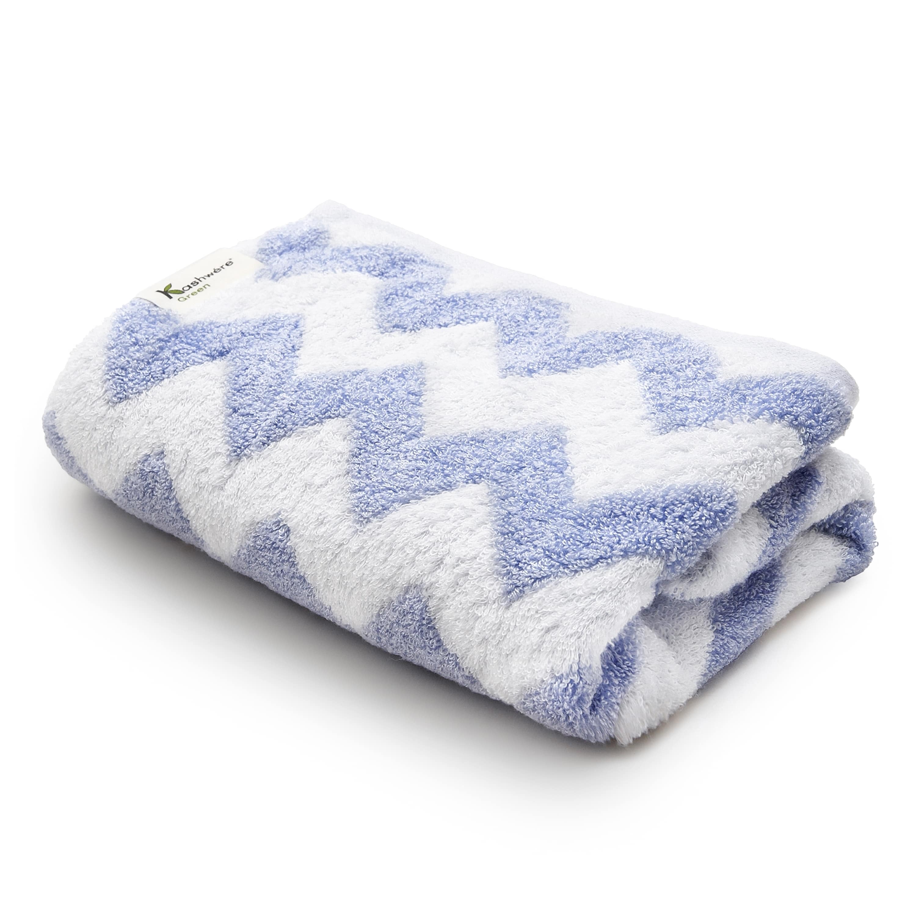 HAND TOWEL (CHEVRON)(45×81cm blanca/nightingale) TOWEL kashwere