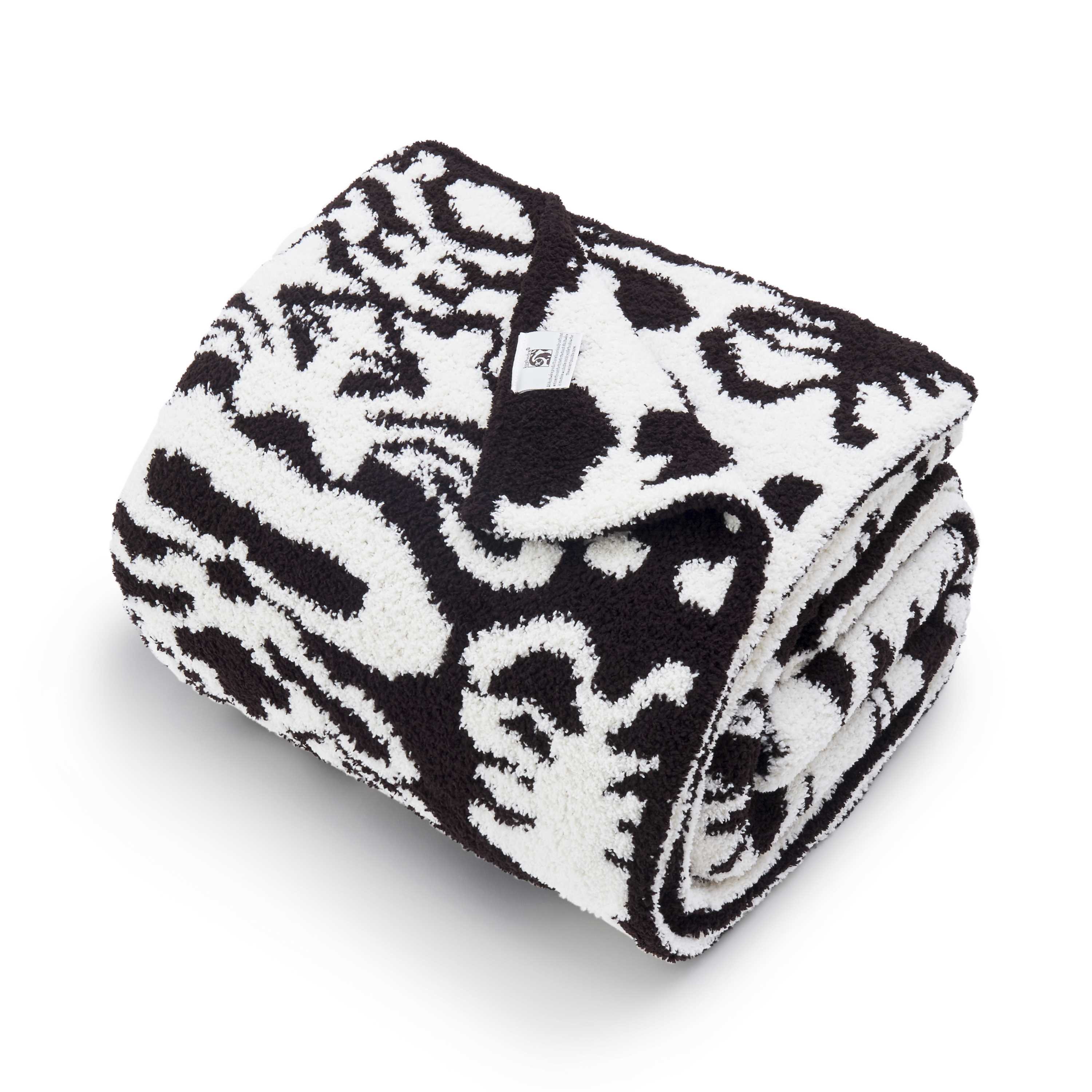 TWIN BLANKET / DAMASK(183×230cm chocolate/creme): BLANKET 