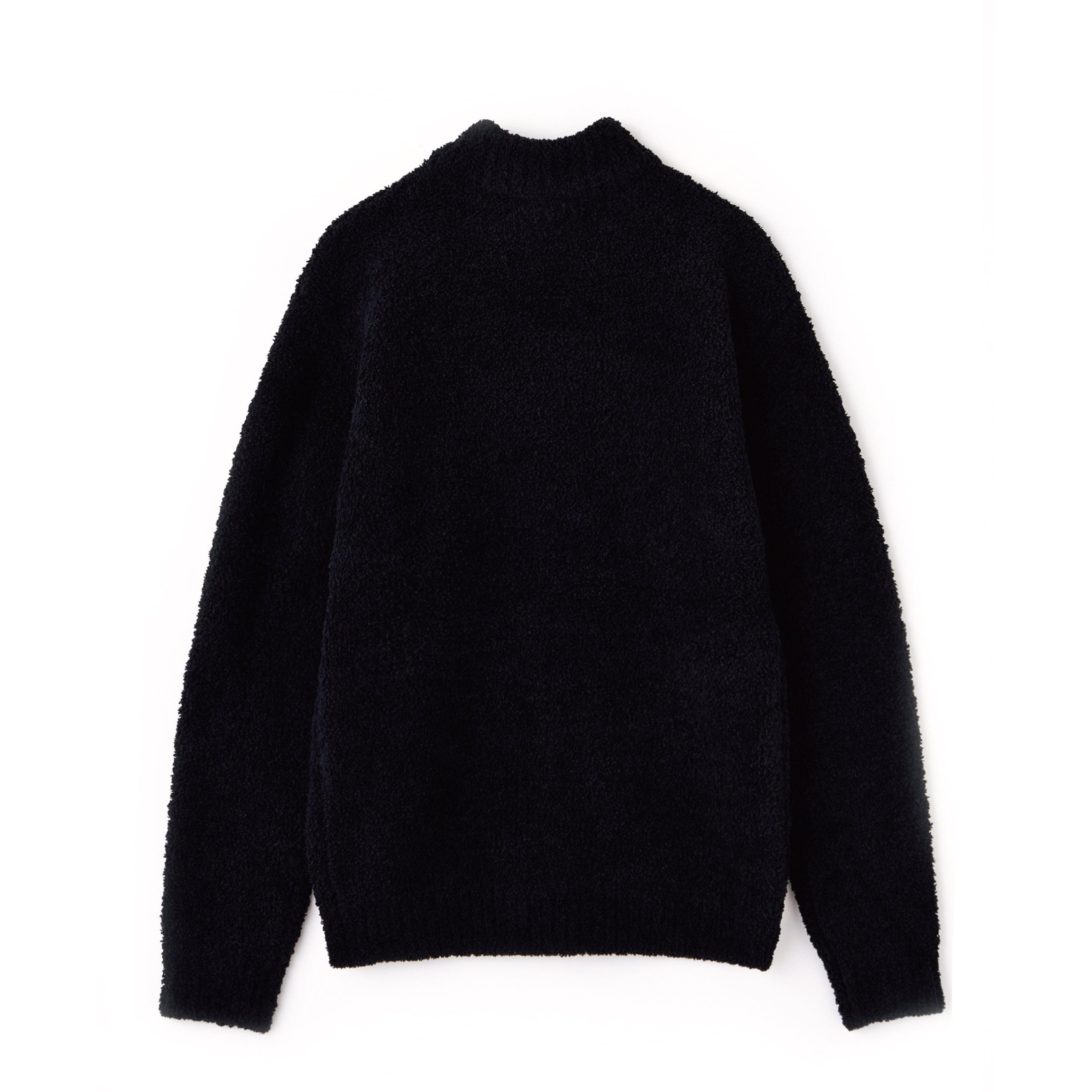 HIGH NECK KNIT(M black): WEAR | kashwere Japan (カシウエア