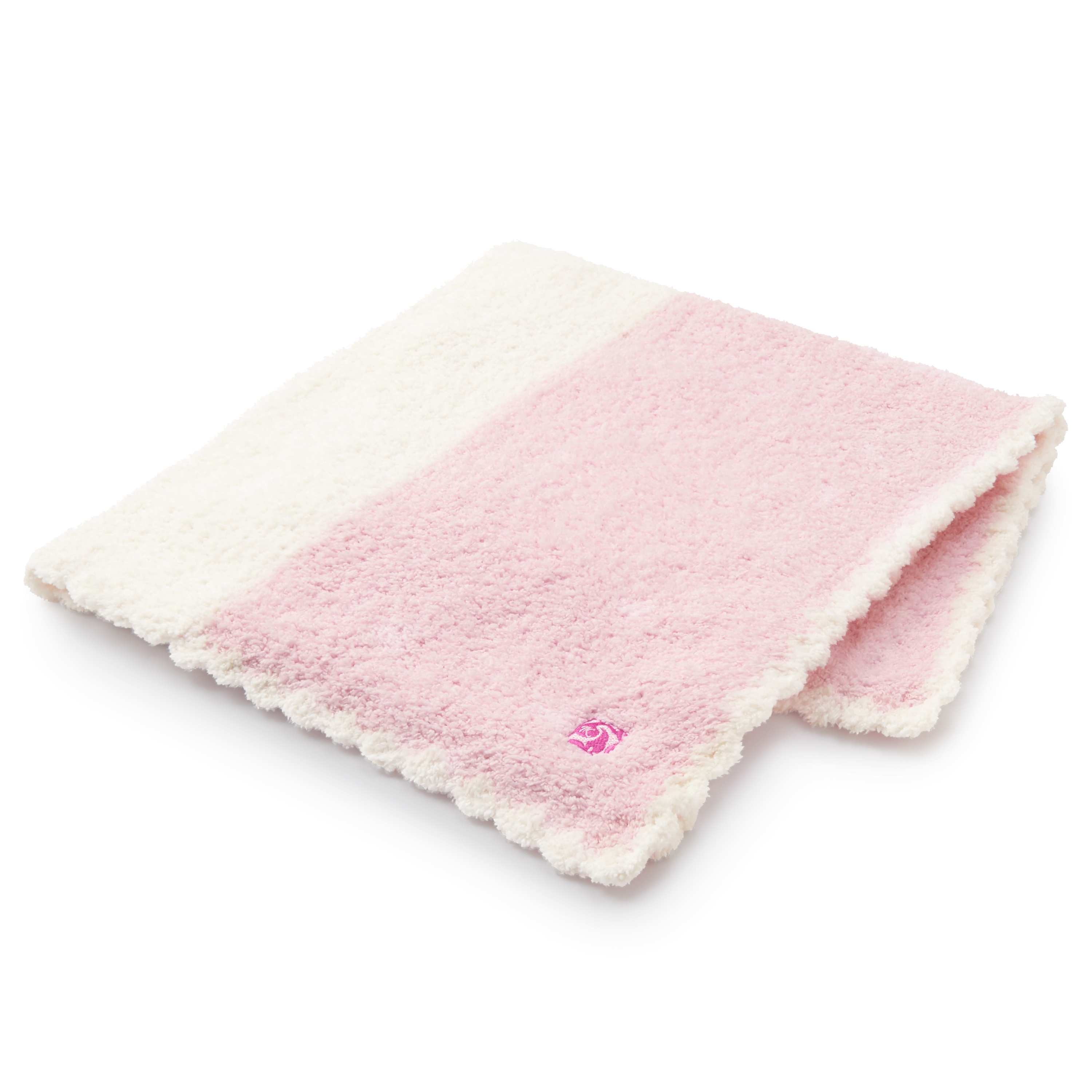 BABY BLANKET CENTER STRIPE  CAP(78×78cm （CAP有り） pink/creme): BABYKIDS  kashwere Japan (カシウエア ジャパン) 公式サイト
