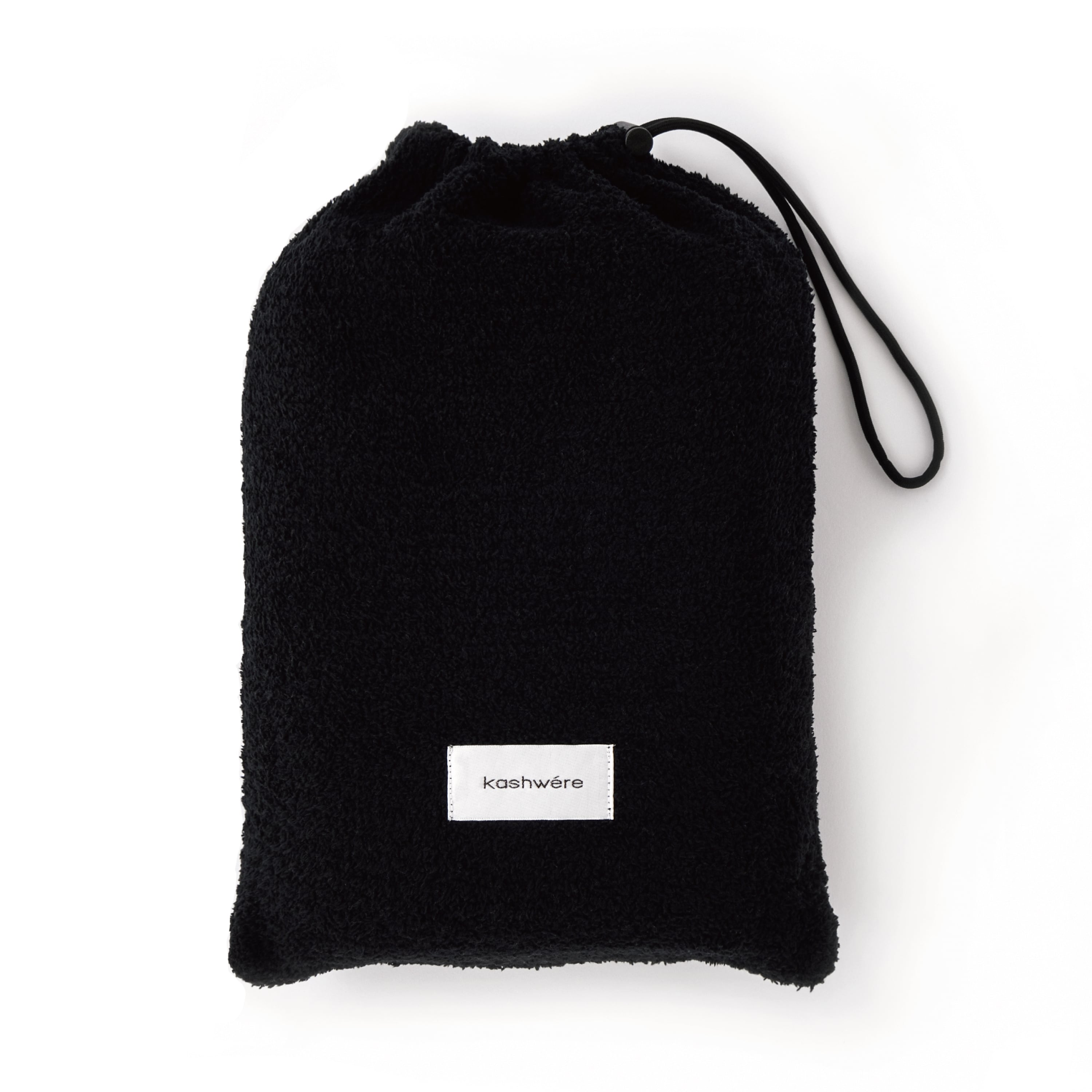 TRAVEL BLANKET / DRAWSTRING(82×125cm black): BLANKET | kashwere TRAVEL BLANKET / DRAWSTRING(82×125cm black): BLANKET | kashwere