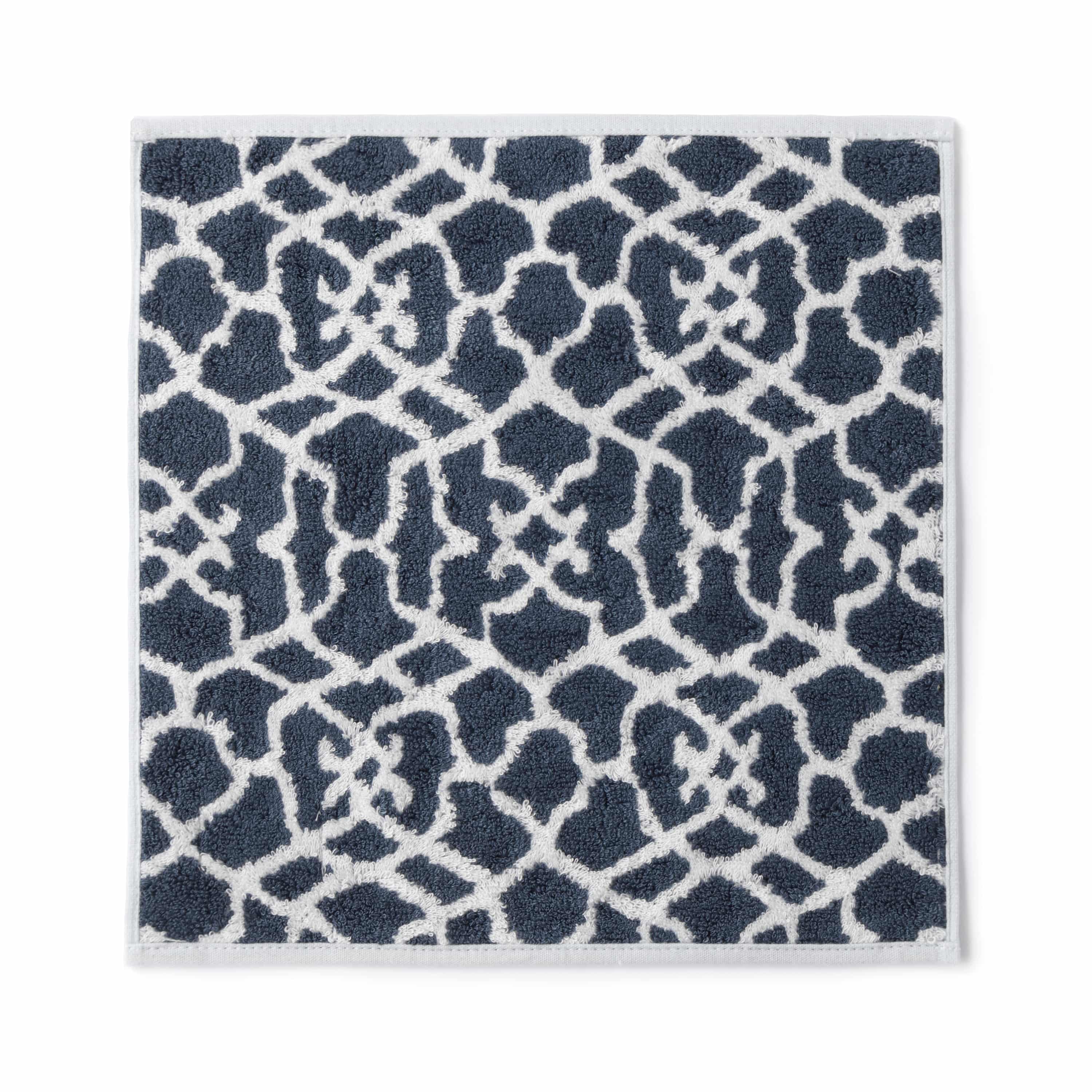 MINI TOWEL / AZULEJO(25×25cm blanca/indigo/air): TOWEL | kashwere