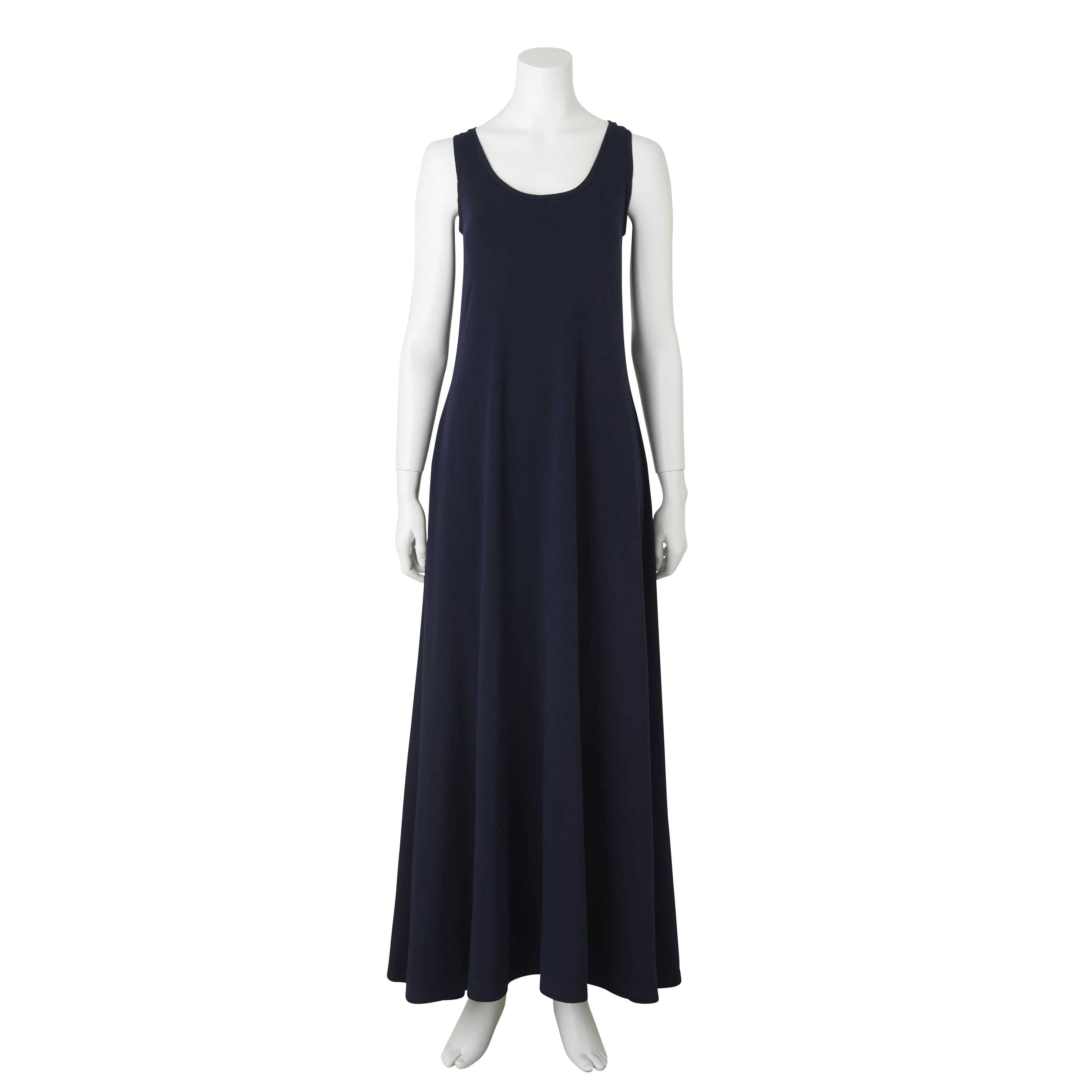 MAXI DRESS / LADIES (Re)(S (short) navy): CUT/SEW | kashwere Japan ...