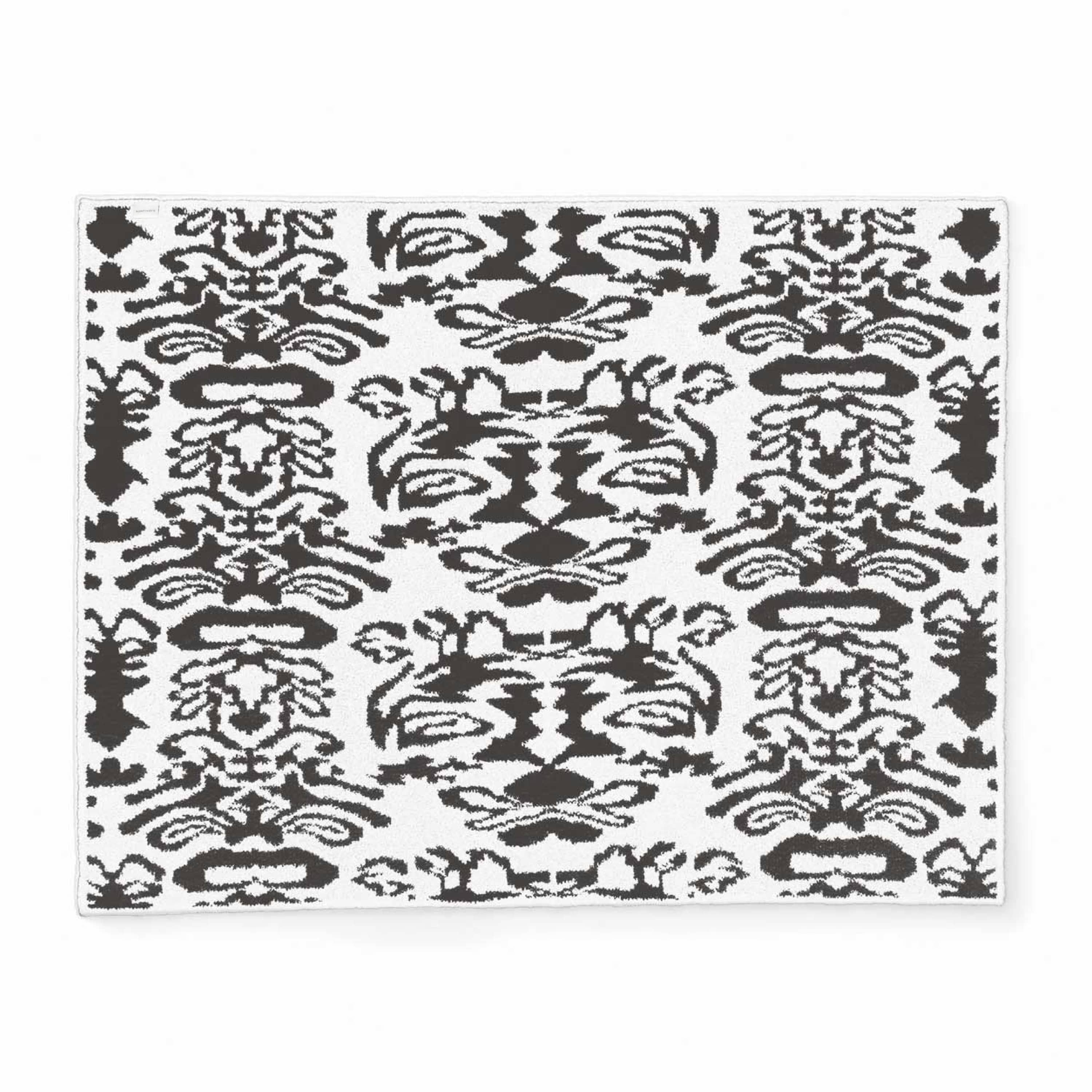 20th BLANKET / DAMASK (medium gray)