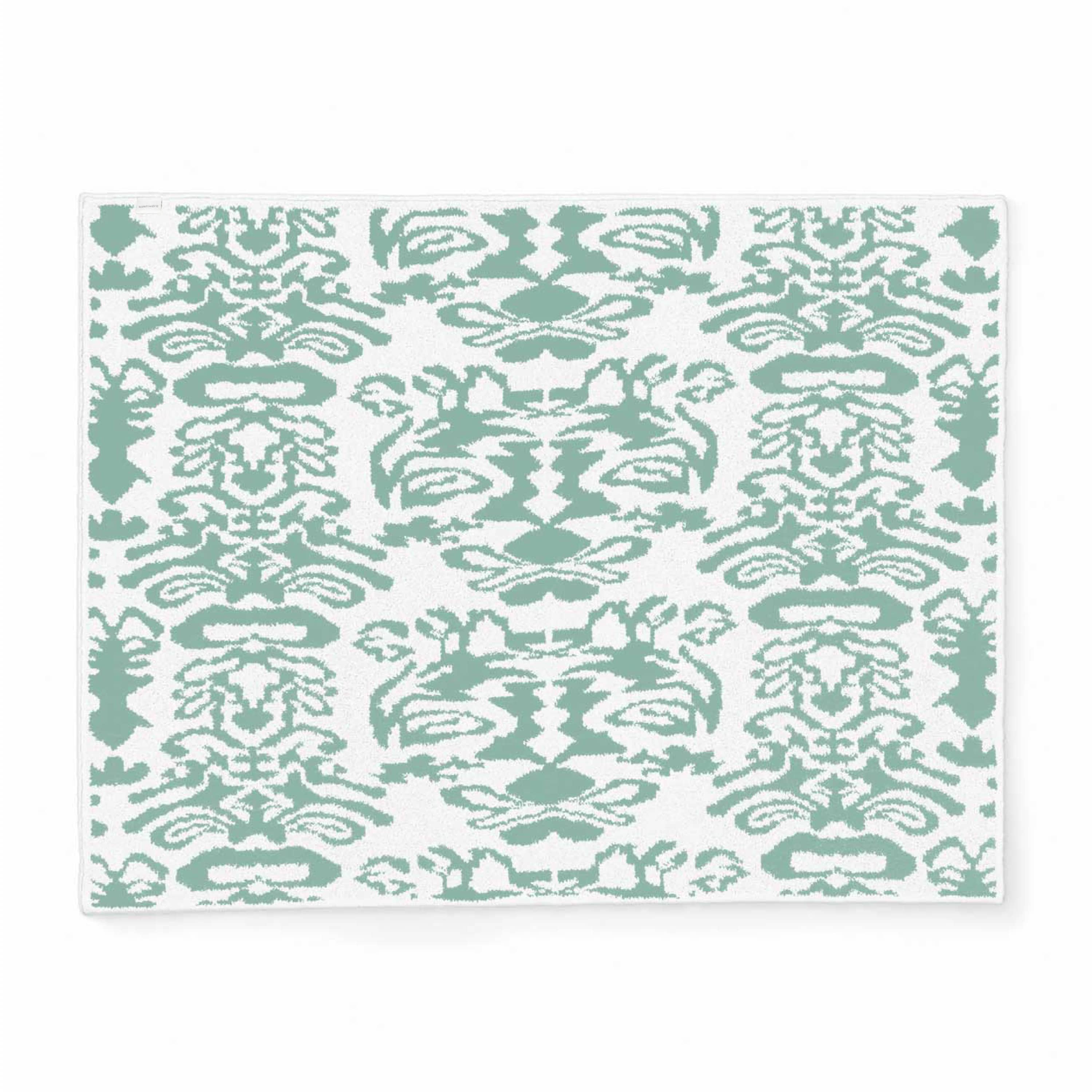 20th BLANKET / DAMASK (tender blue)