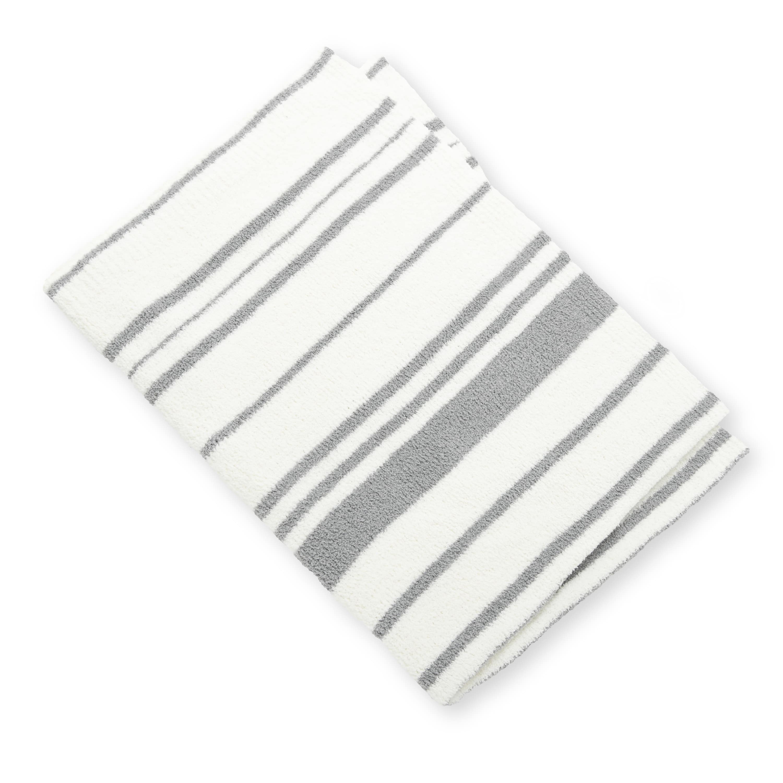 BLANKET / STRIPE(135×183cm creme/stone): BLANKET | kashwere Japan