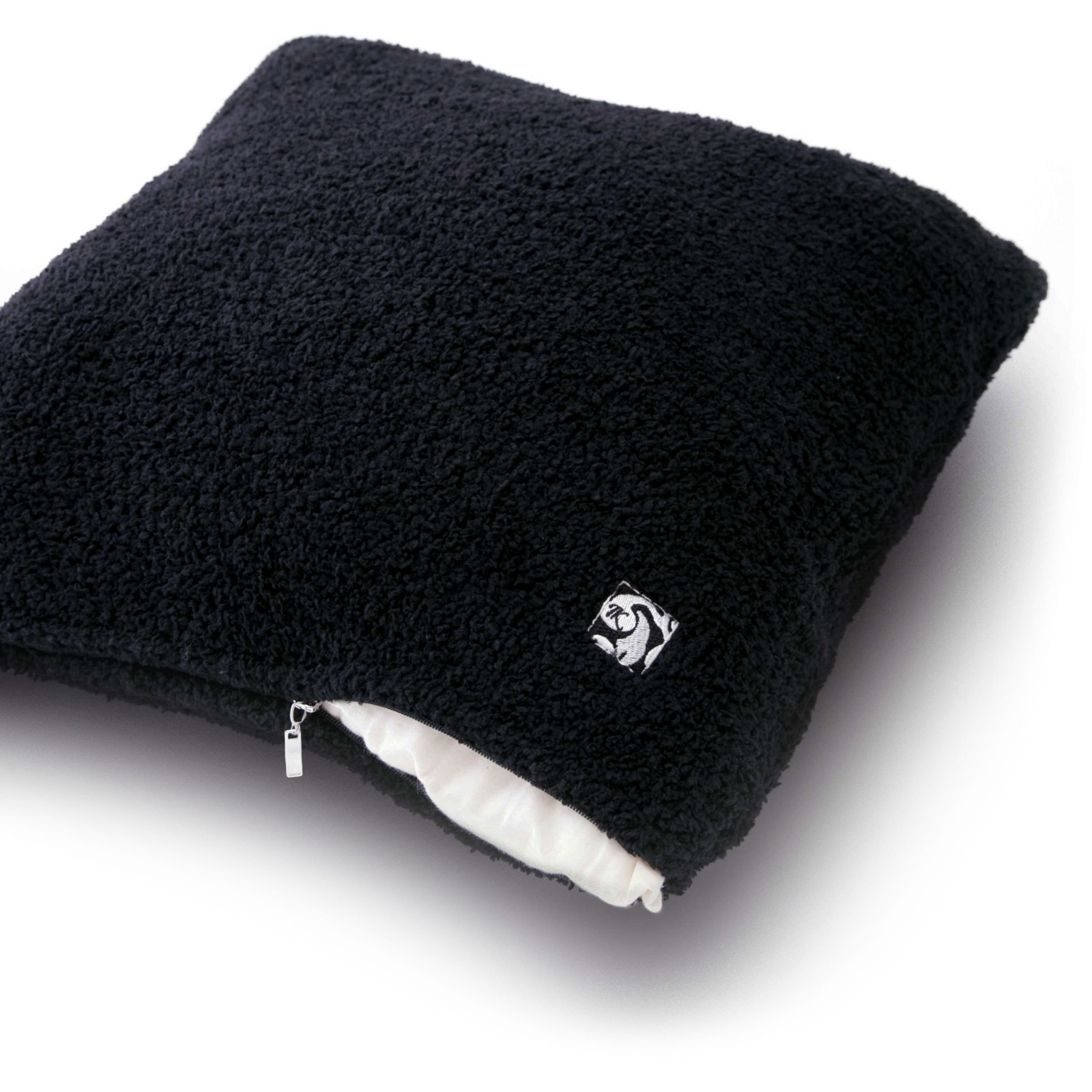 CUSHION COVER / SOLID(クッション付き(クッション45×45cm) black