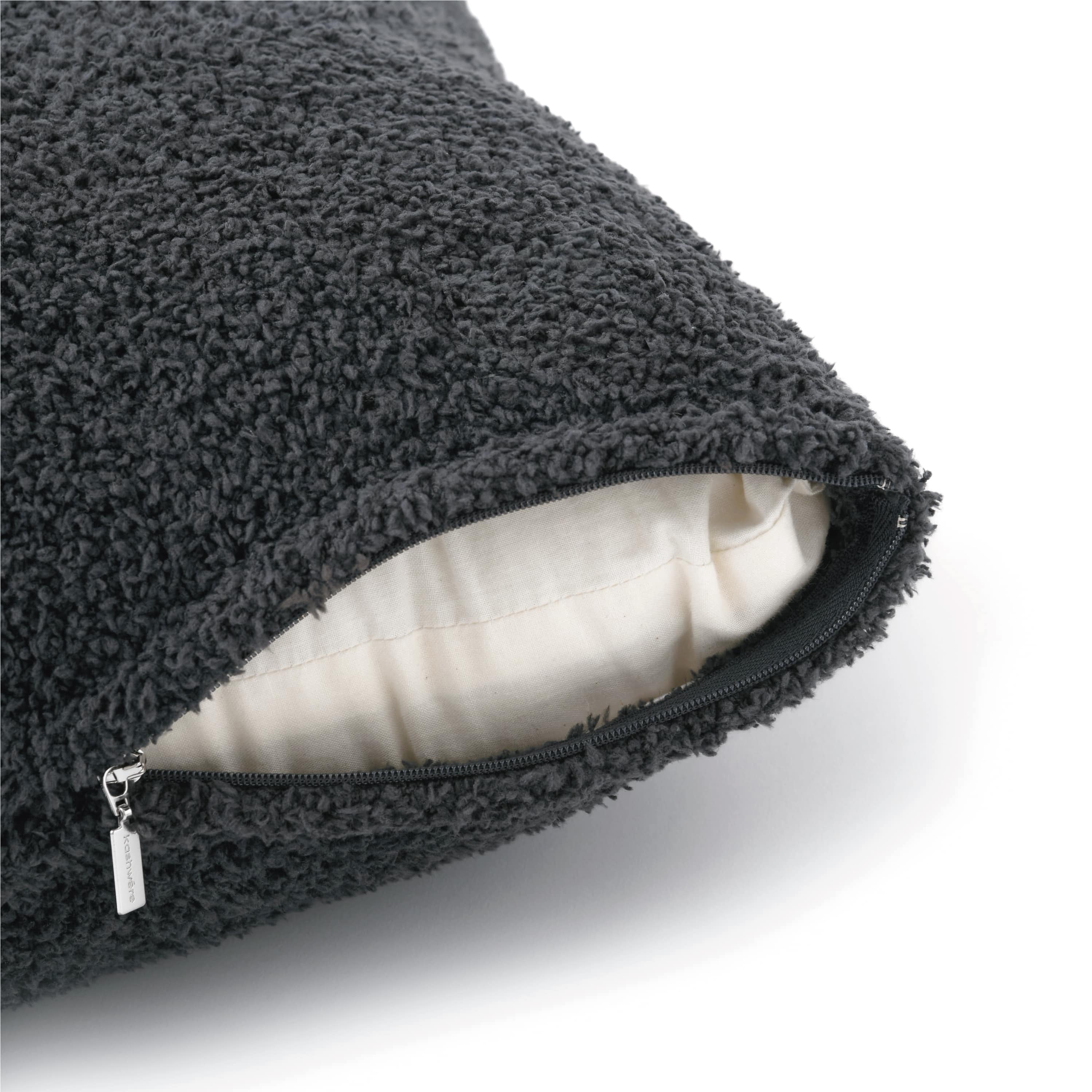 CUSHION COVER / SOLID(カバーのみ shadow): HOME | kashwere Japan