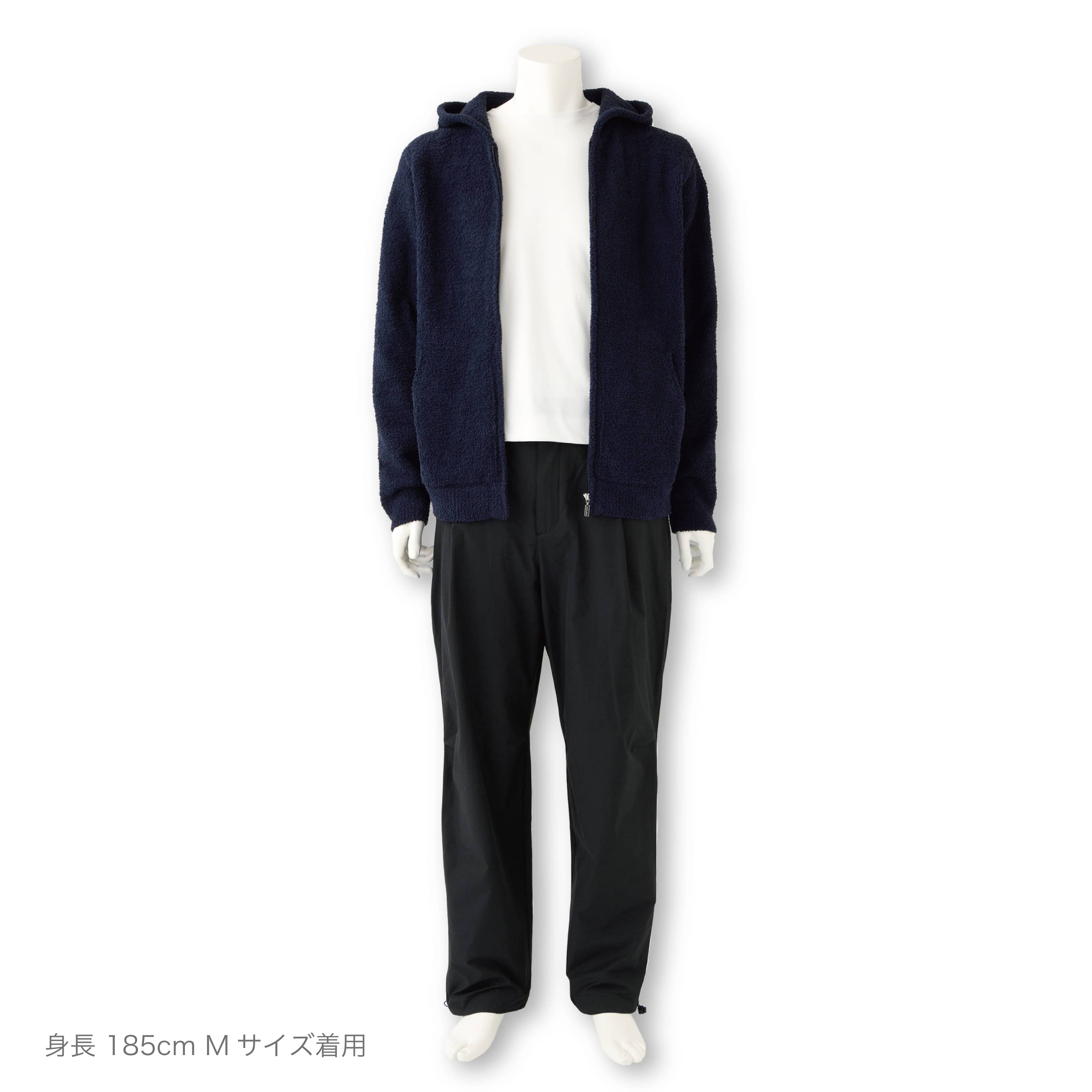 HOODIE / LIGHT(M navy): WEAR | kashwere Japan (カシウエア ジャパン