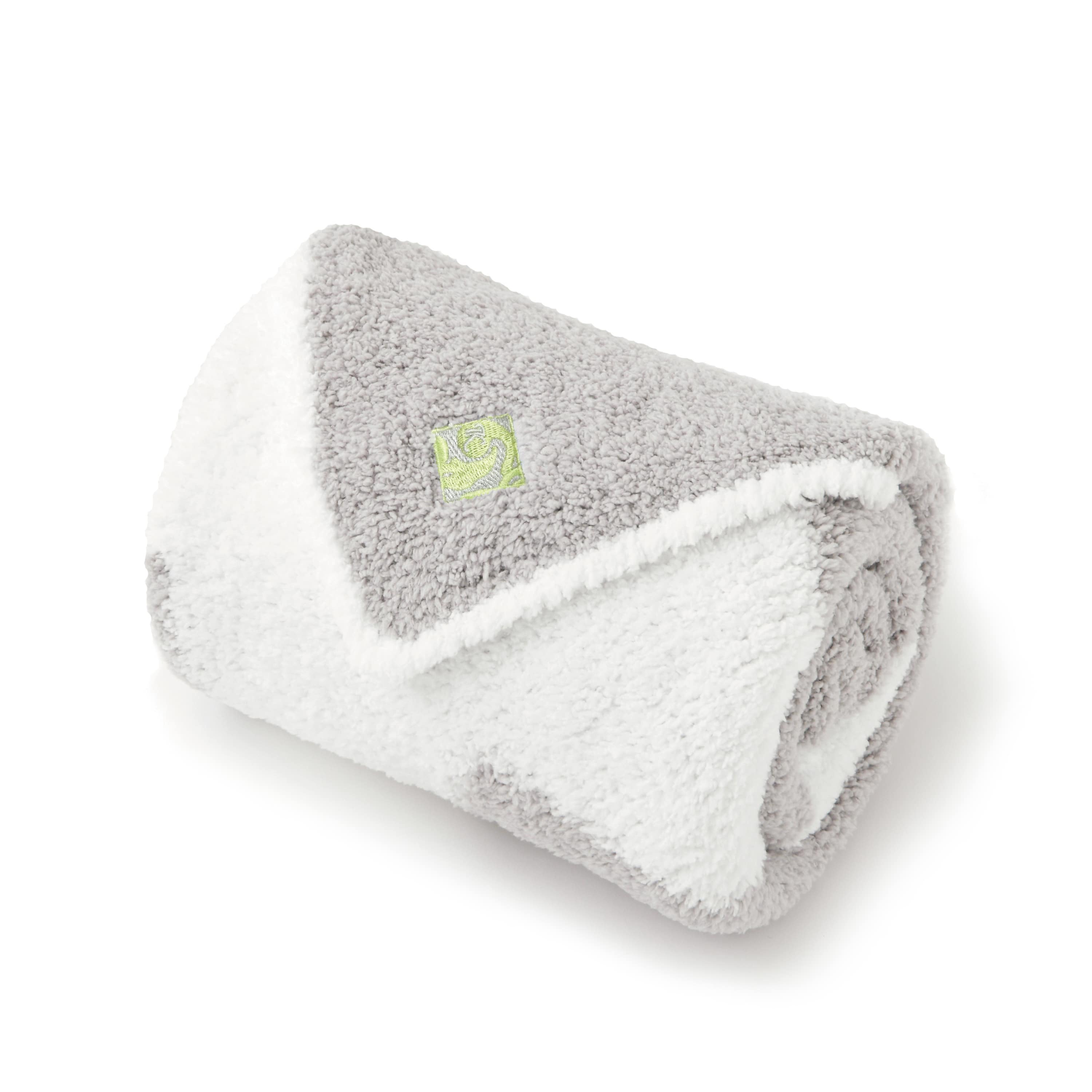 BABY BLANKET MOTIF(78×78cm star(mist/white)) BABY&KIDS kashwere