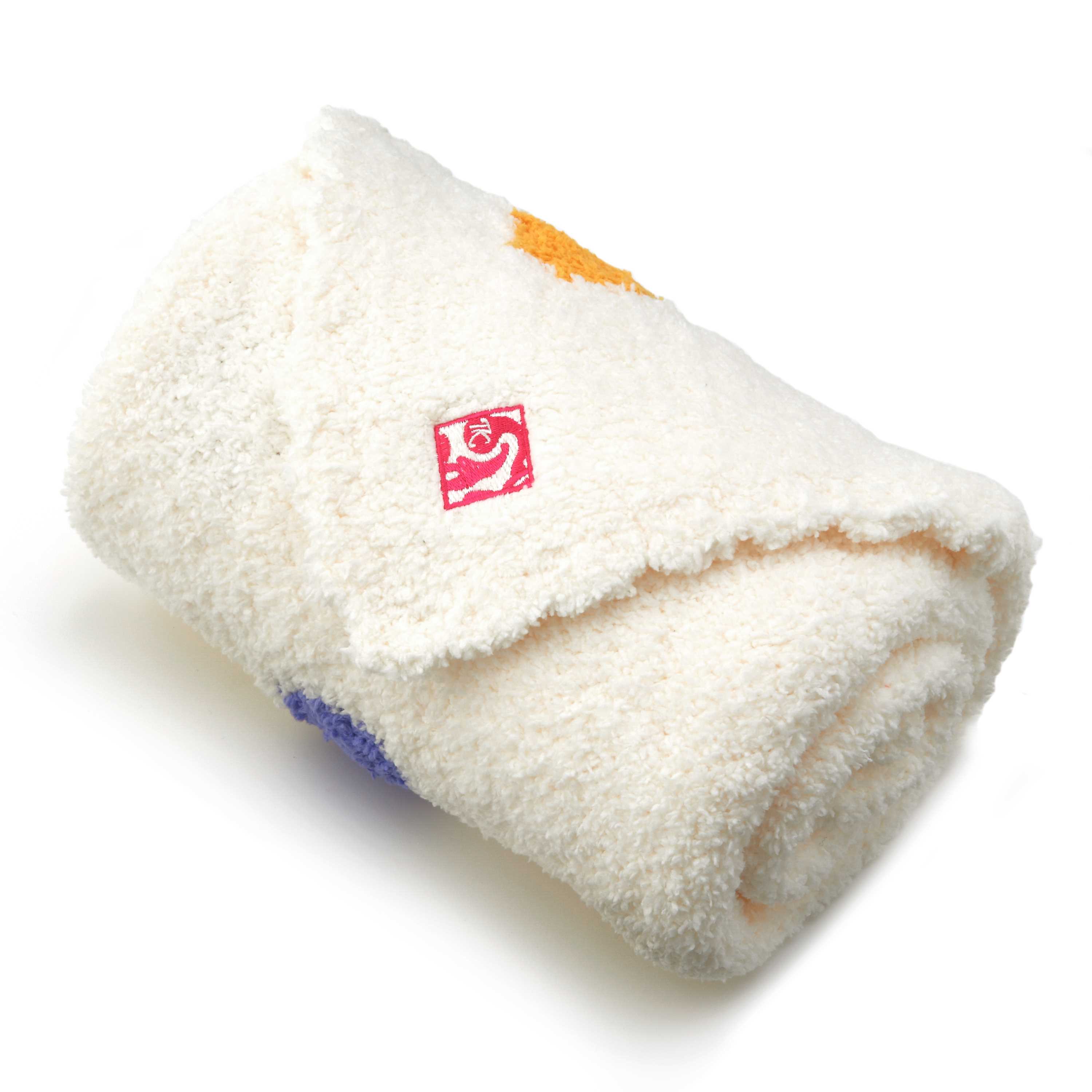 BABY BLANKET DOT(78×78cm creme (vivid)): BABY&KIDS | kashwere 