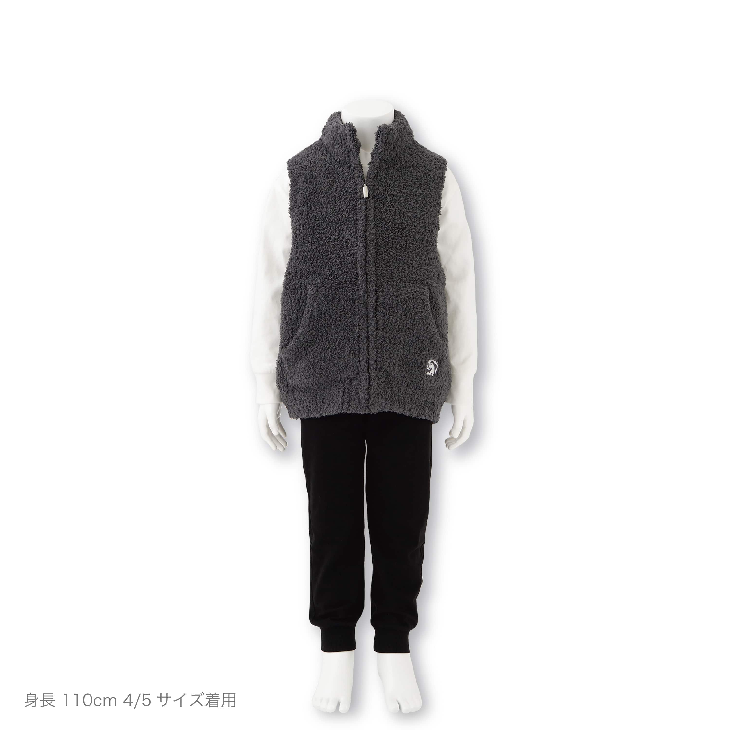 KIDS VEST(2-3 (2～3才) darkgray): BABY&KIDS | kashwere Japan 