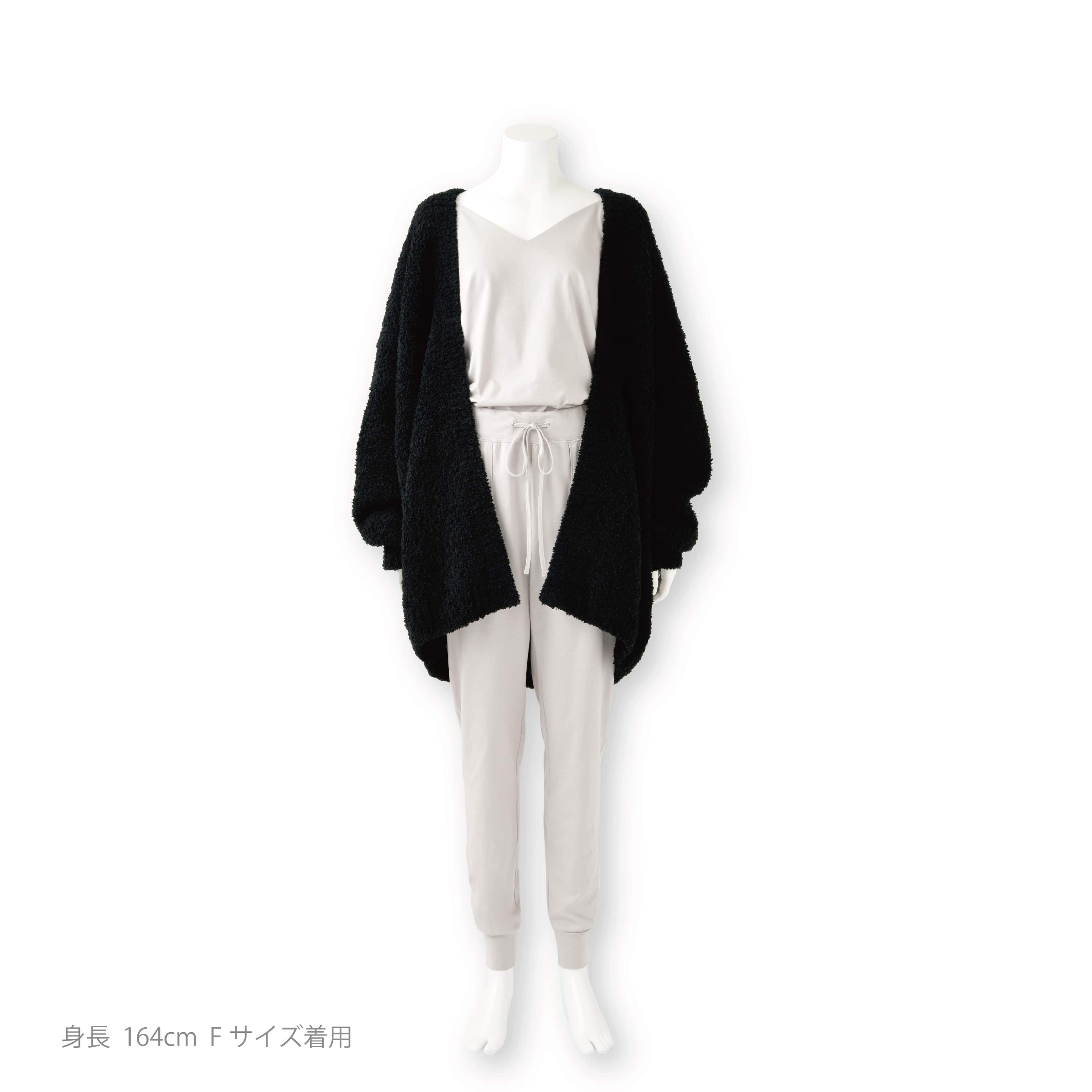 BOYFRIEND CARDIGAN(M (F) black): WEAR | kashwere Japan (カシウエア