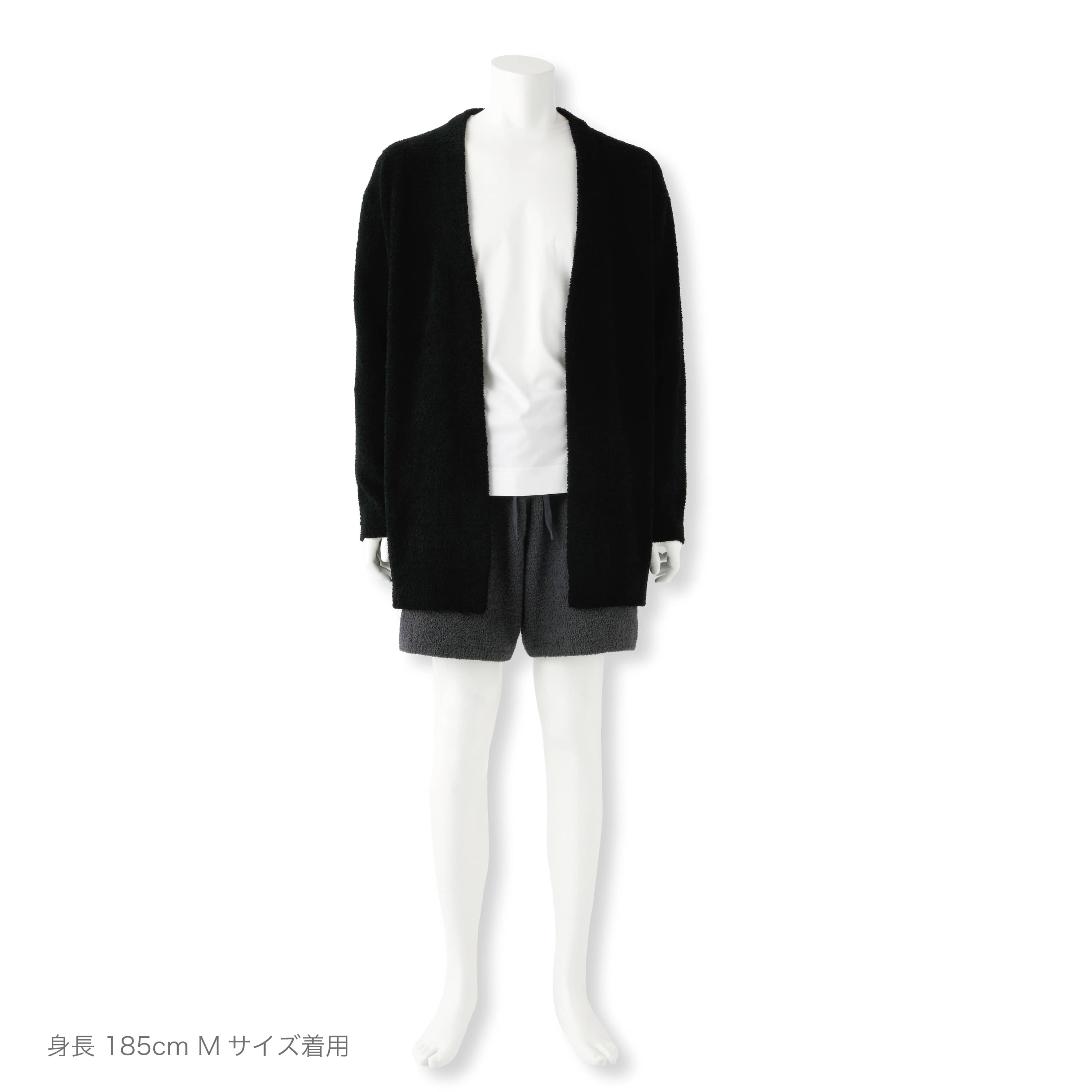 新品】kashwére Mサイズ ダークグレー カーディガン