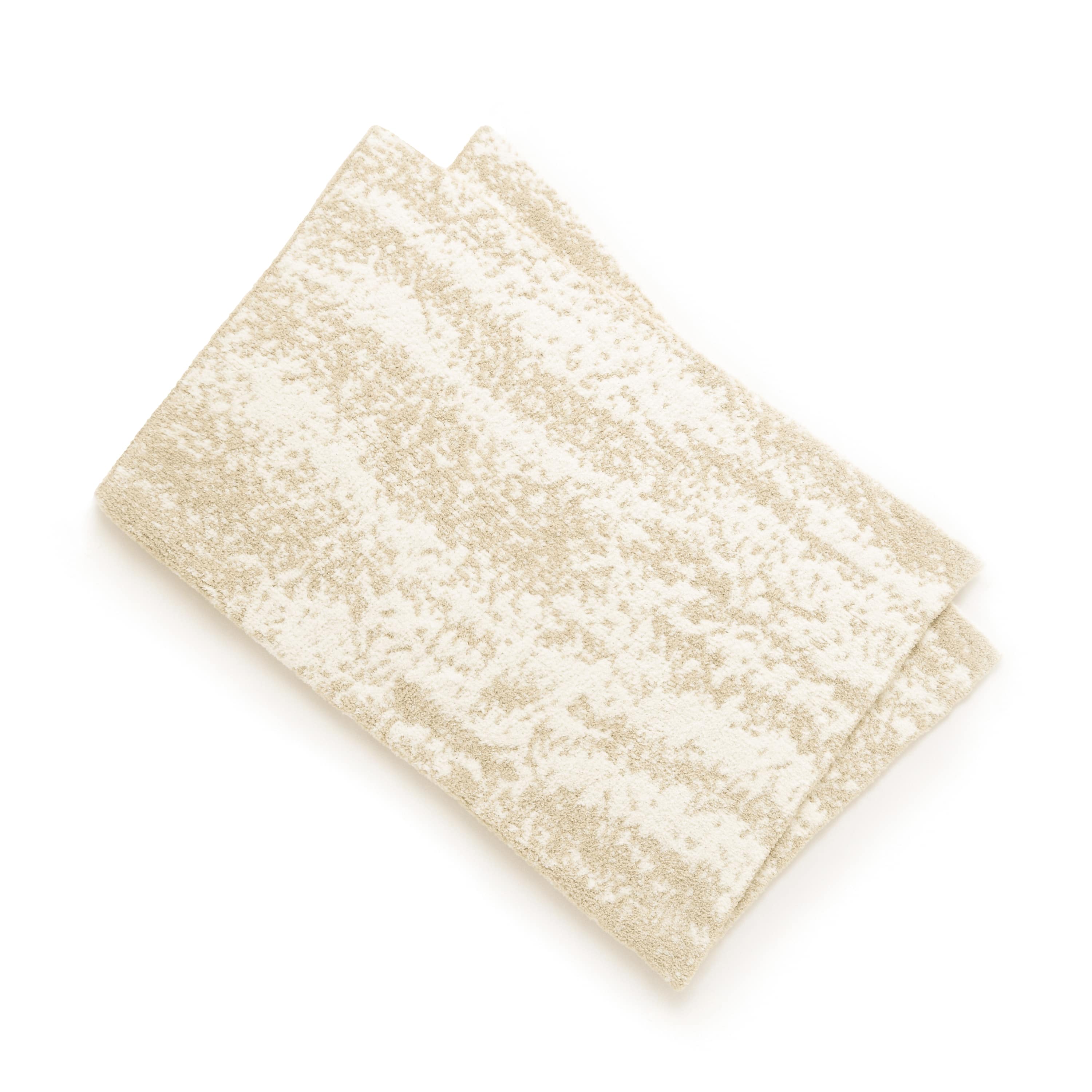 NAP BLANKET / BRUSH(110×150cm black/creme): BLANKET