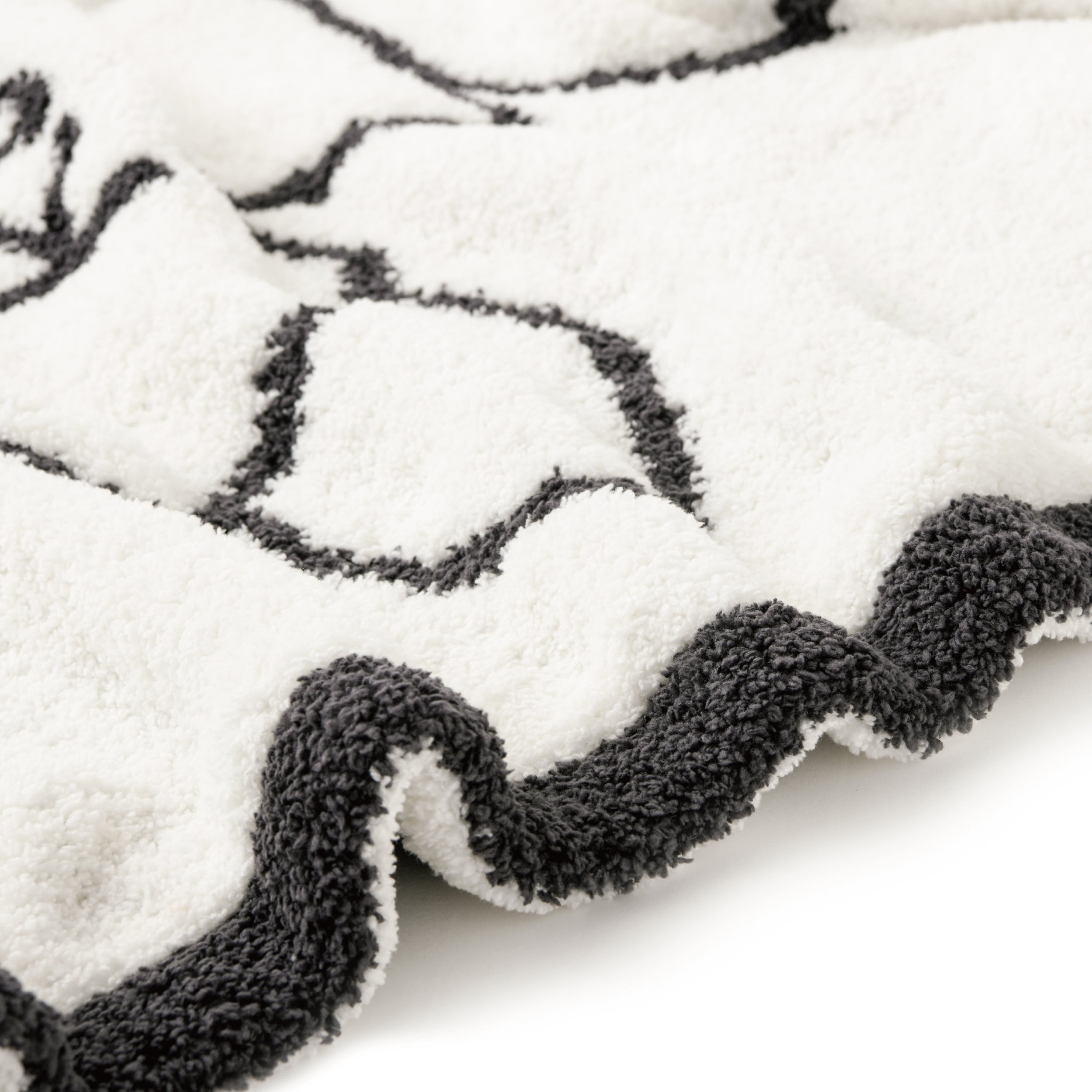 LIMITED NAP BLANKET / KASHBEAR(110×150cm creme/darkgray): BLANKET 