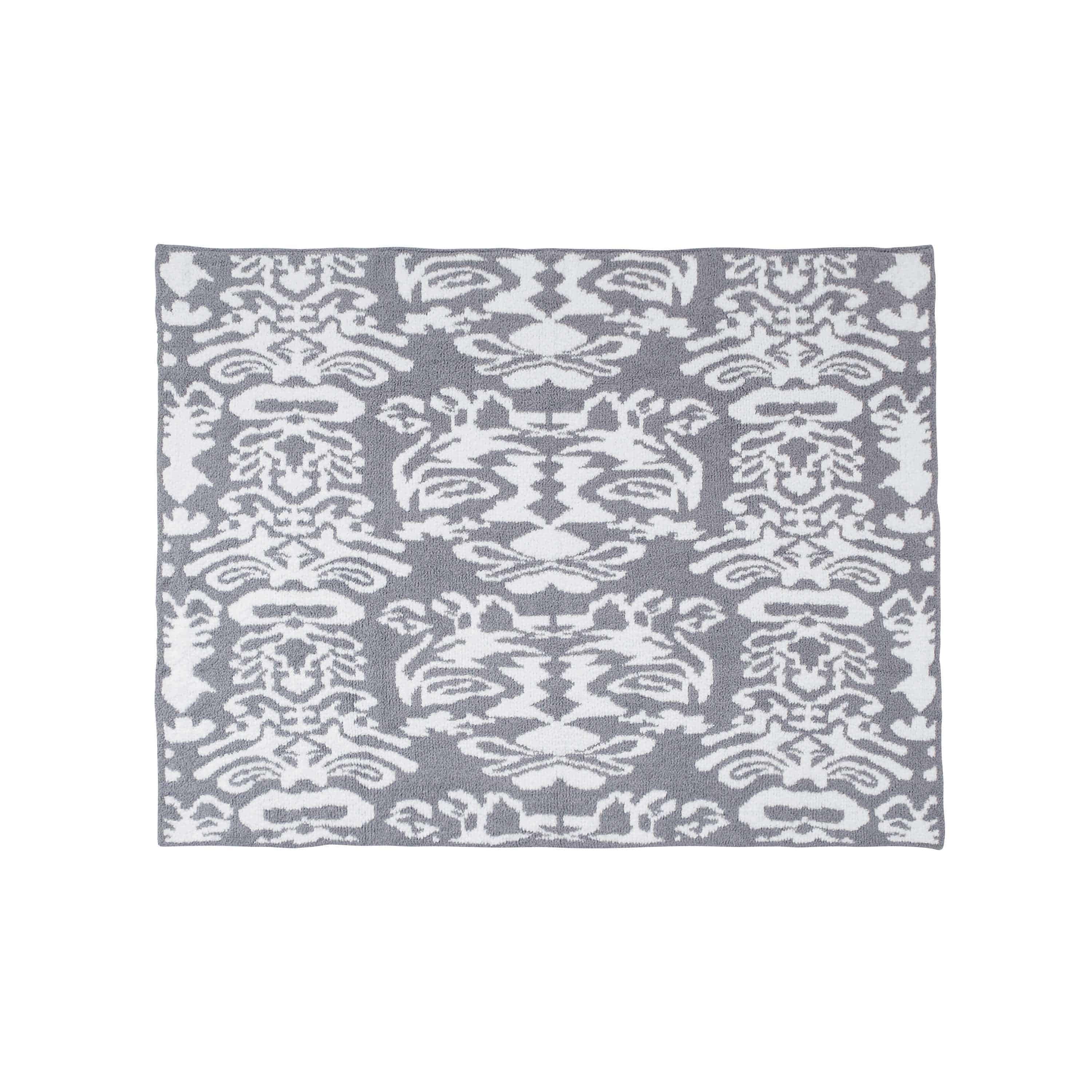 BLANKET / DAMASK(135×183cm stone/creme): BLANKET | kashwere Japan (カシウエア  ジャパン) 公式サイト