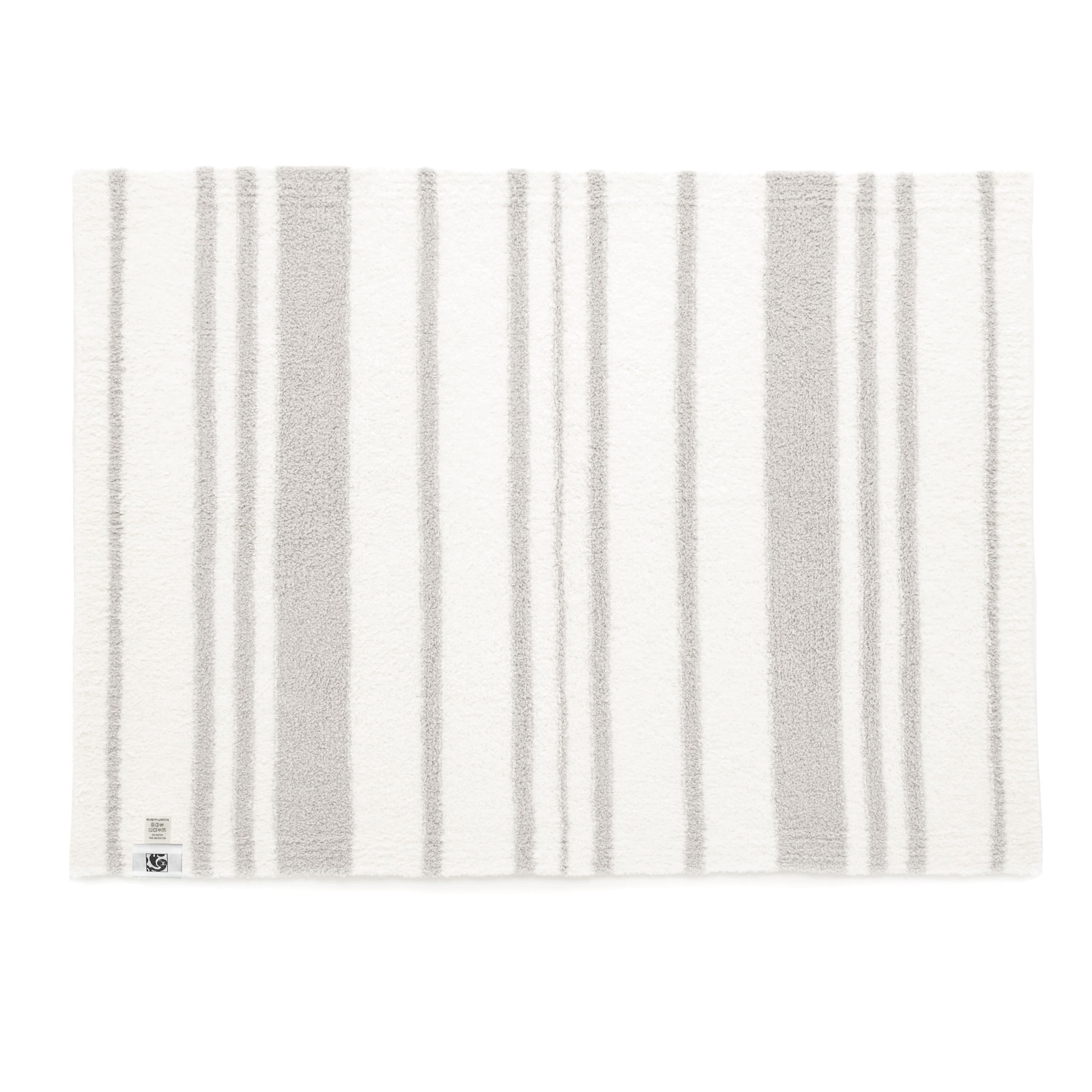 HALF BLANKET / STRIPE(85×110cm creme/mist): BLANKET | kashwere