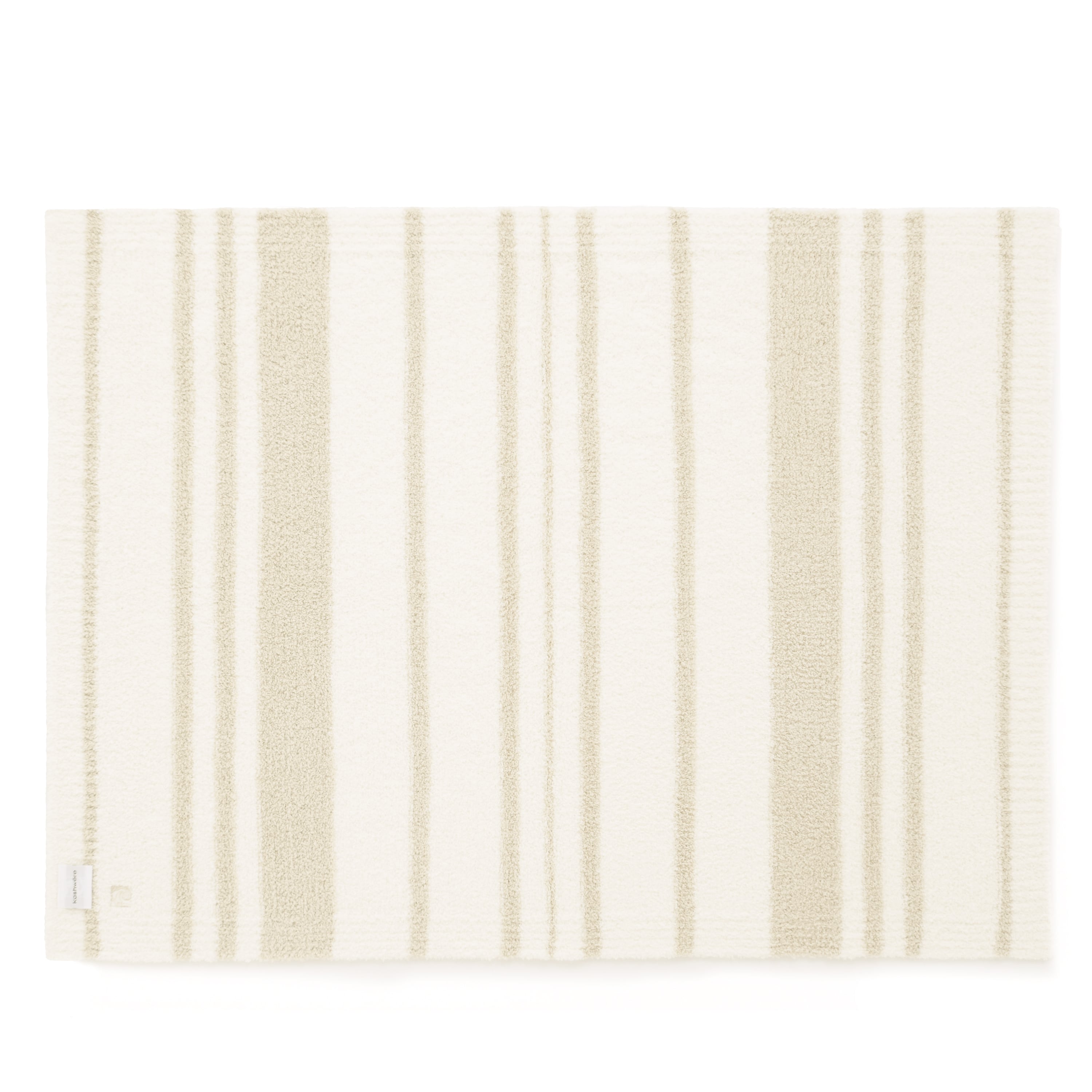 HALF BLANKET / STRIPE(85×110cm creme/beige): BLANKET