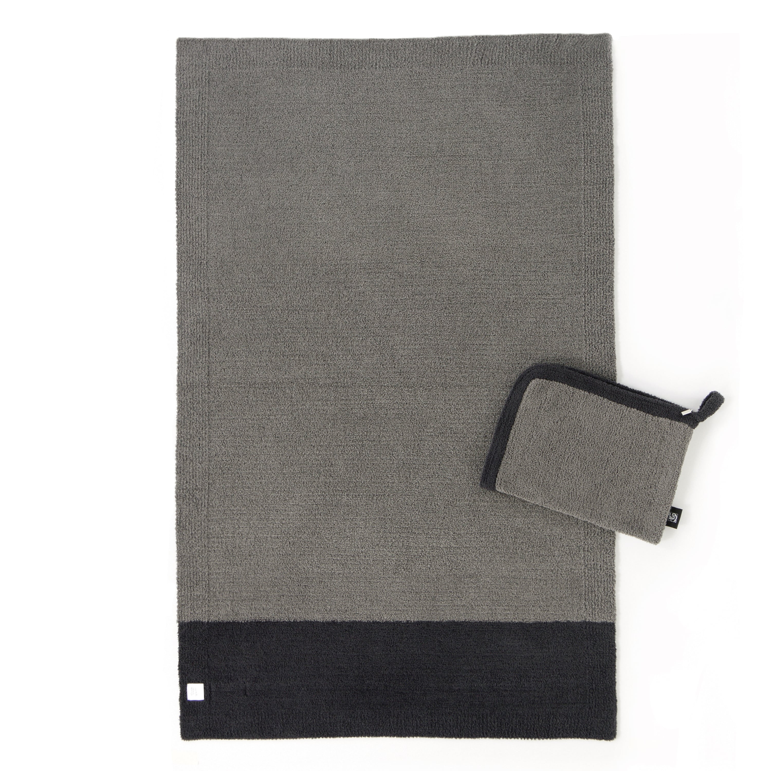 TRAVEL BLANKET(82×125cm bicolor (medium gray/shadow)): BLANKET