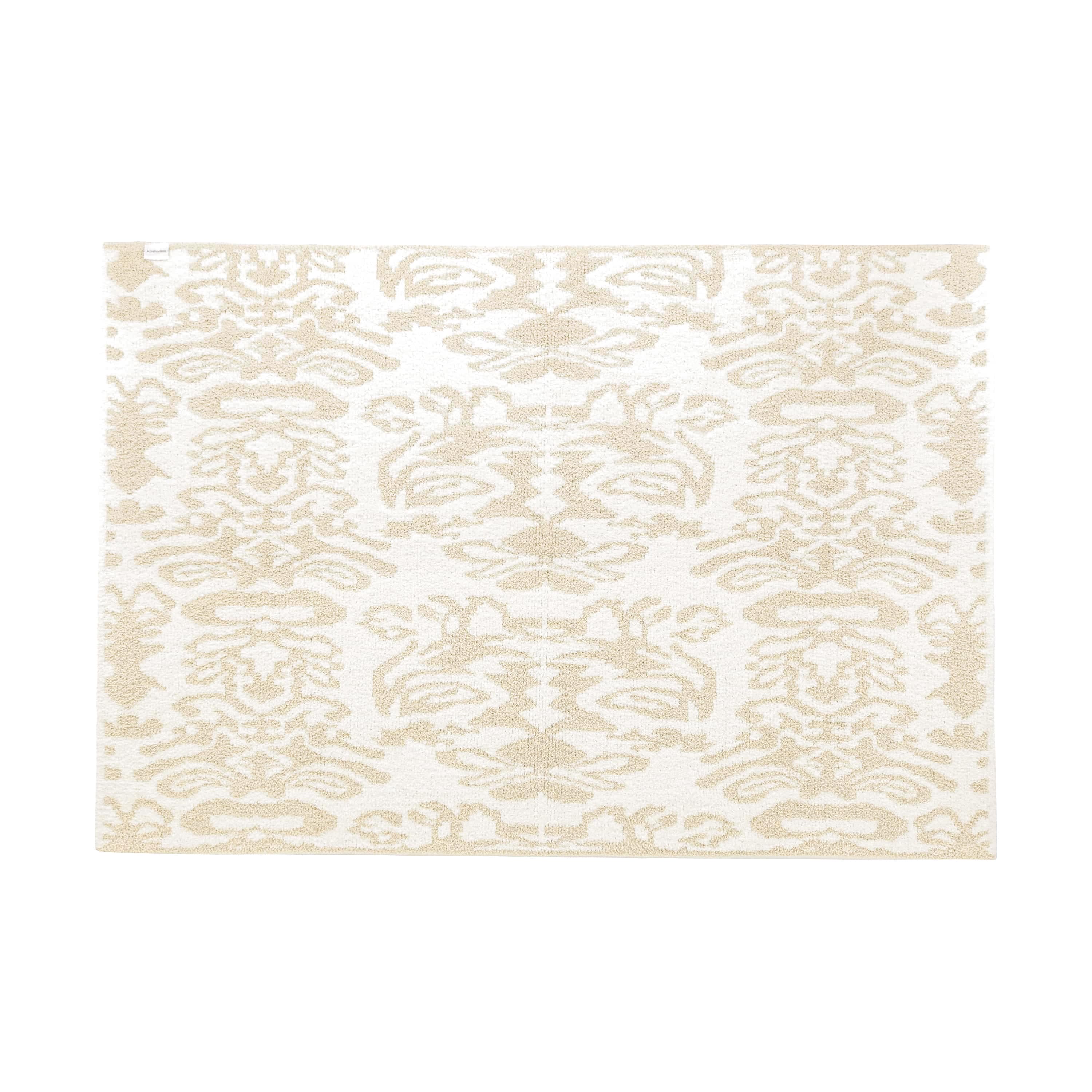 kashwere BLANKET ベージュ色　135×183cm BLANKET / STRIPE(135×183cm creme/beige): BLANKET | kashwere