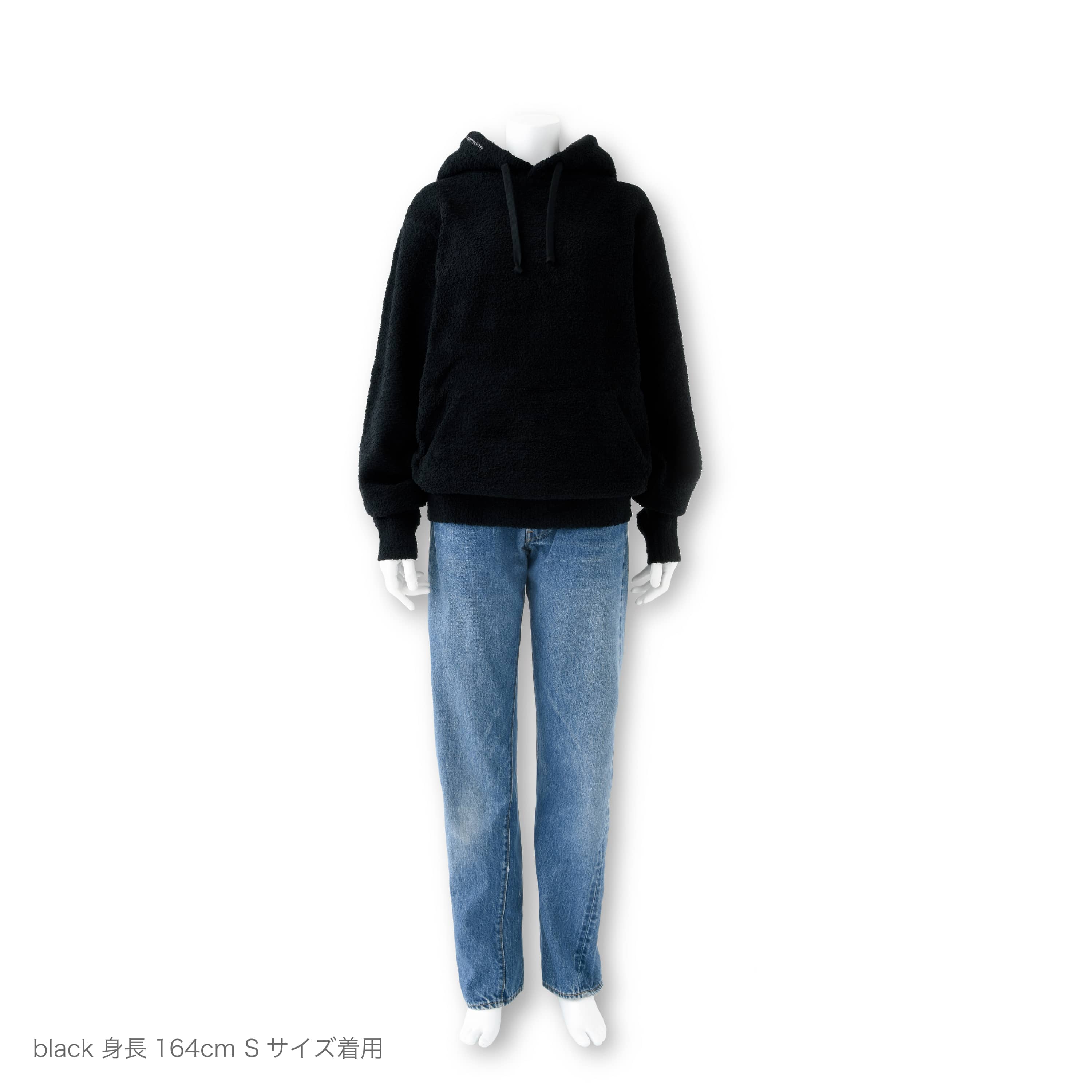 PULLOVER HOODIE / SOLID(M black): WEAR | kashwere Japan ...