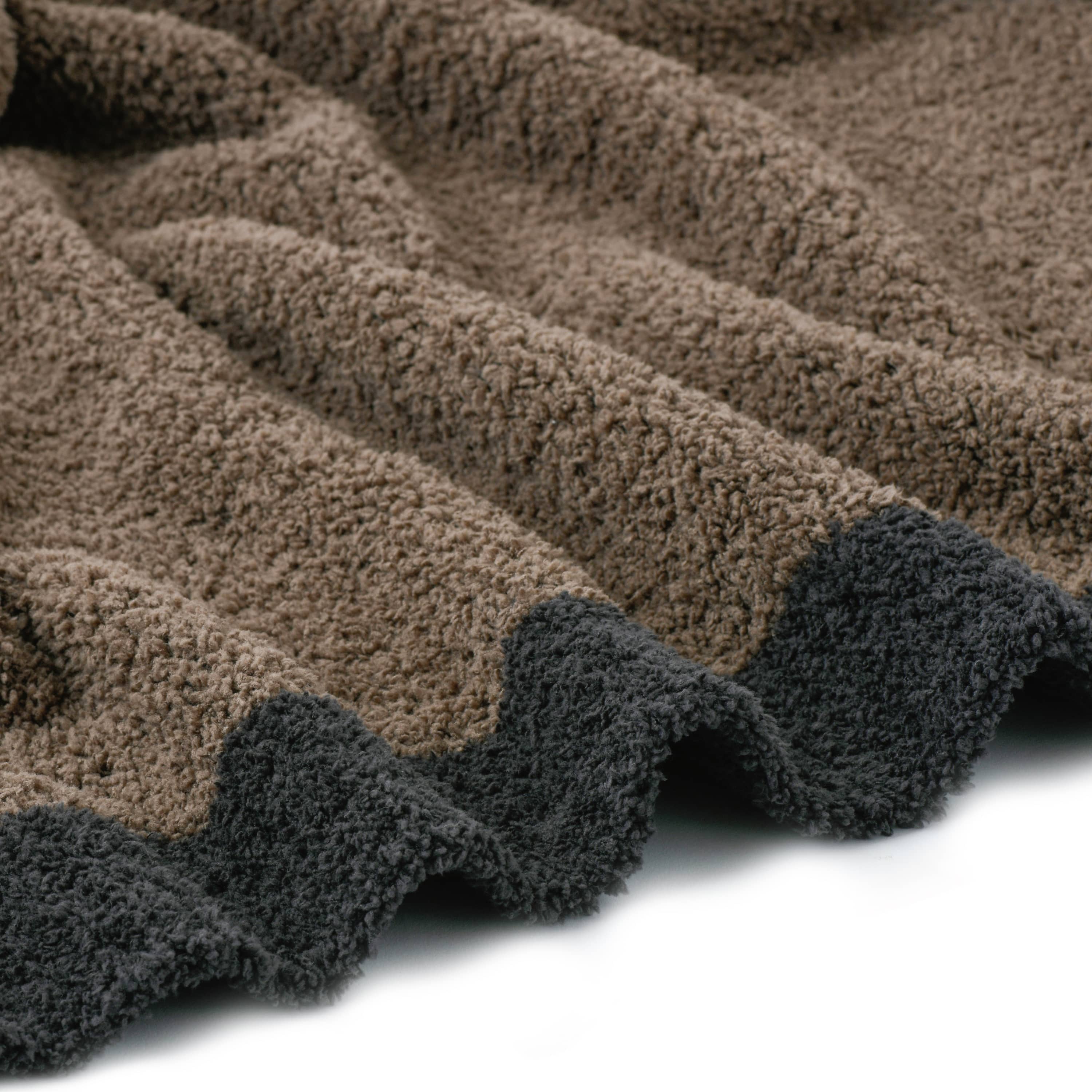 HALF BLANKET / TRIM(85×110cm agate/shadow): BLANKET | kashwere 