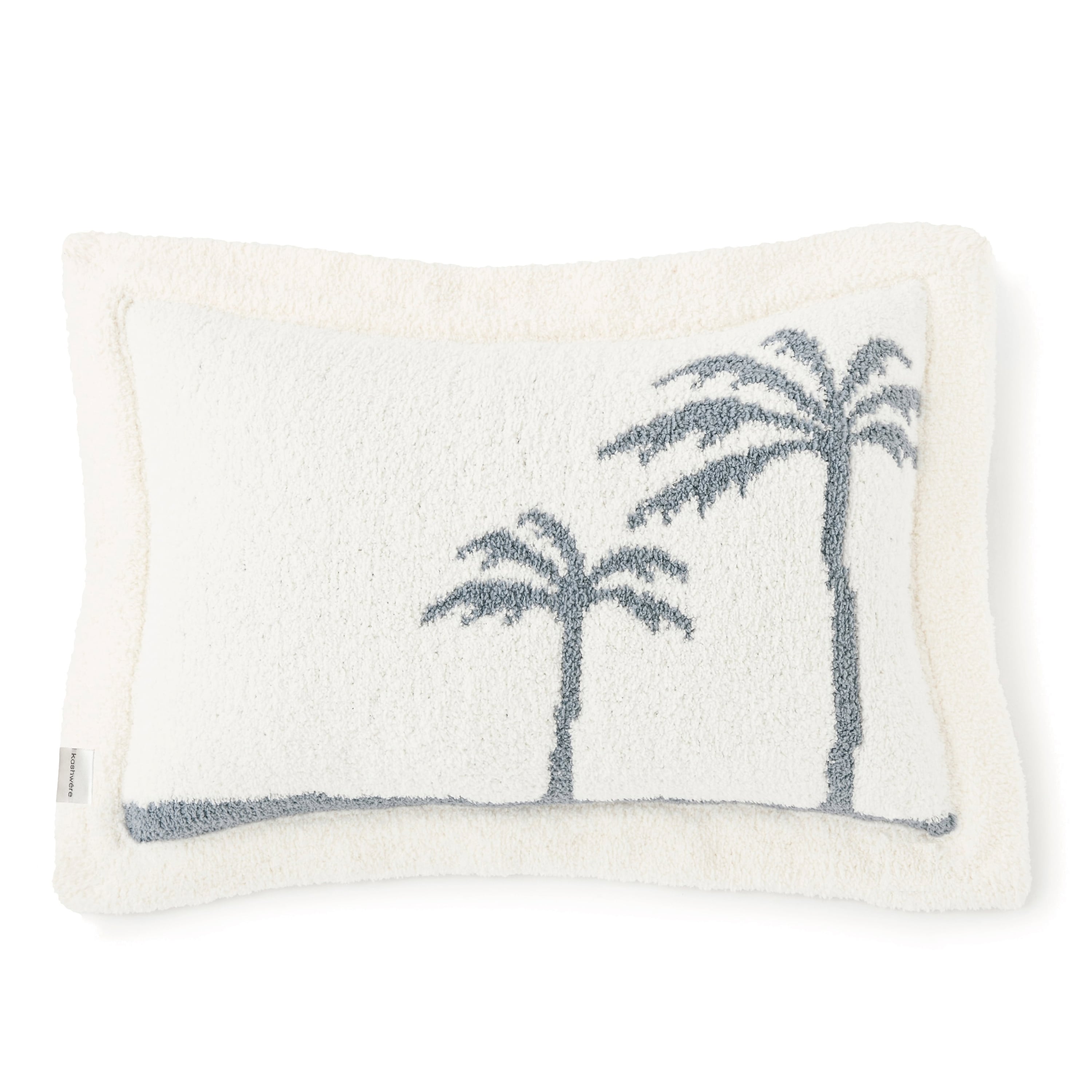 kashwere カシウエア ピローケース カバー PILLOW CASE PILLOW CASE / DAMASK(M カバーのみ charcoal gray/creme): HOME