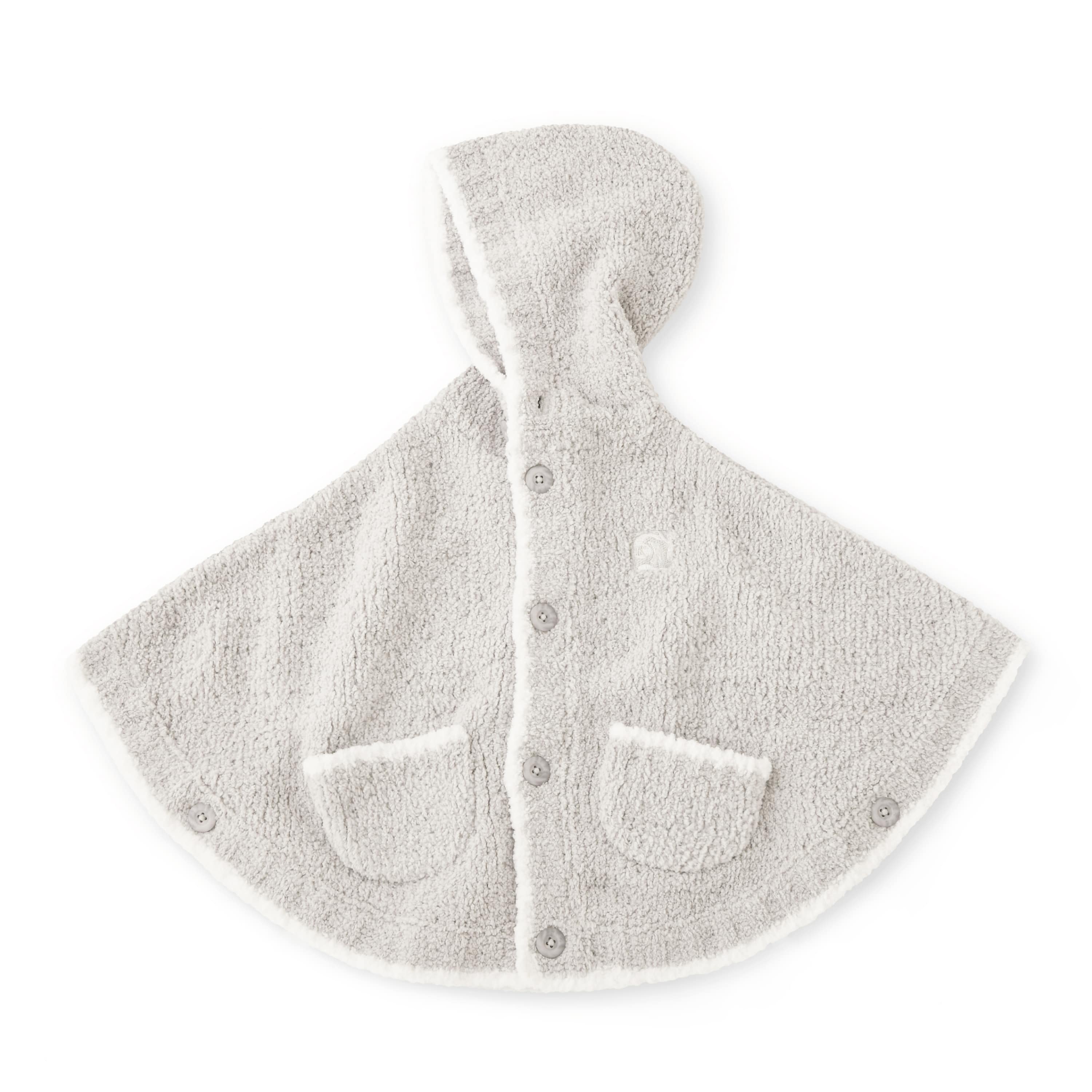 BABY PONCHO(12-24（12～24ヶ月） mist/white): BABY&KIDS | kashwere 