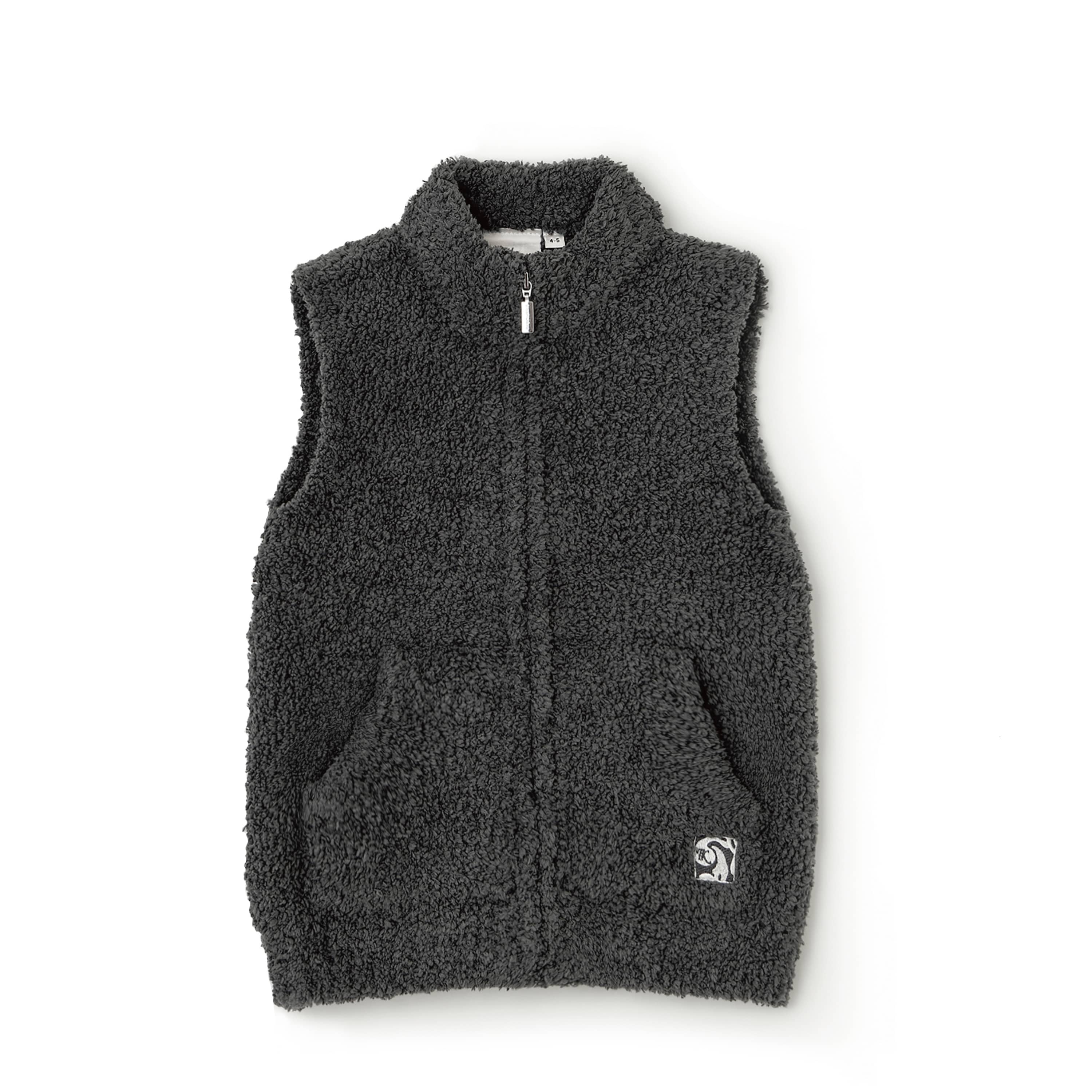 KIDS VEST(2-3 (2～3才) darkgray): BABY&KIDS | kashwere Japan 