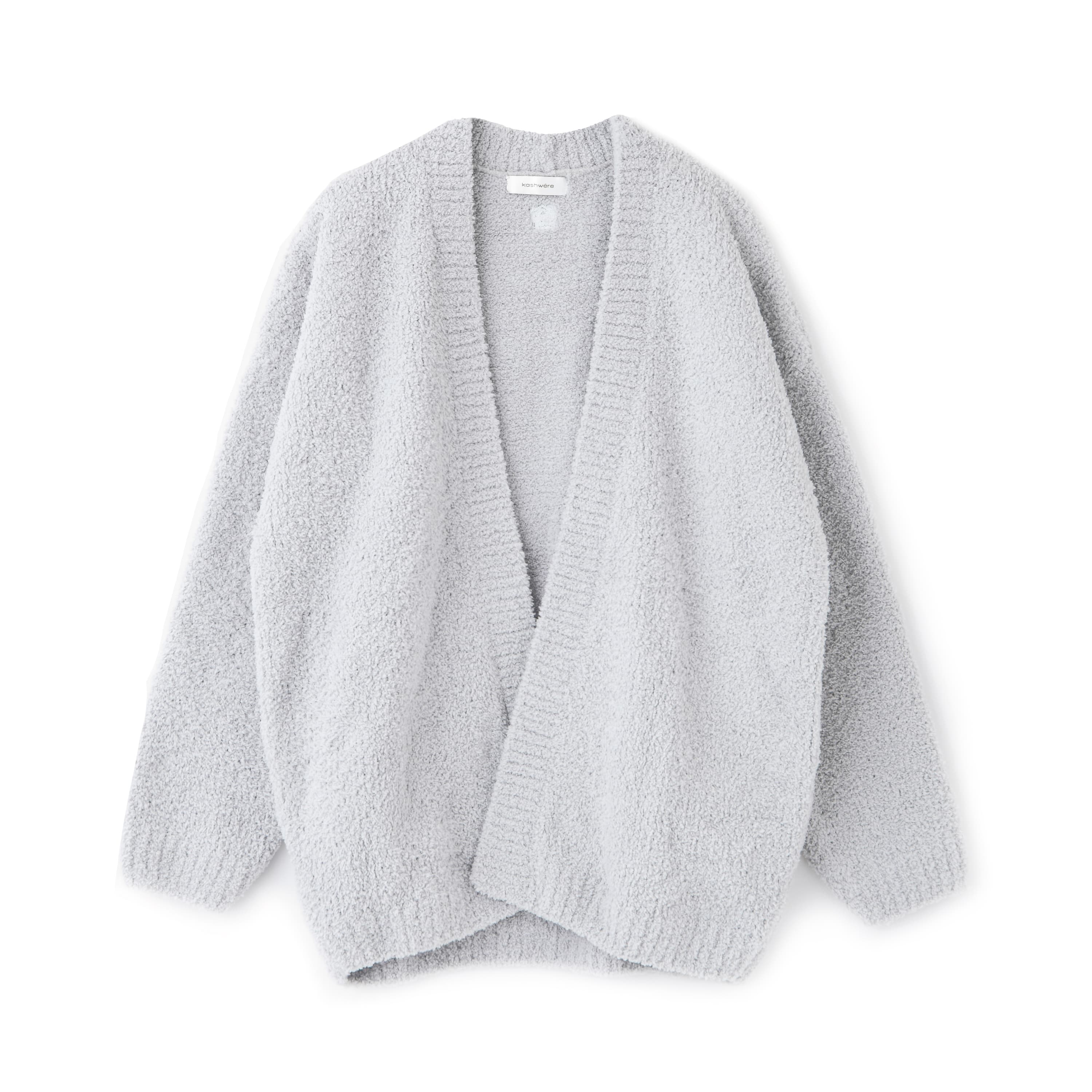 BOYFRIEND CARDIGAN(M (F) blue): WEAR | kashwere Japan (カシウエア