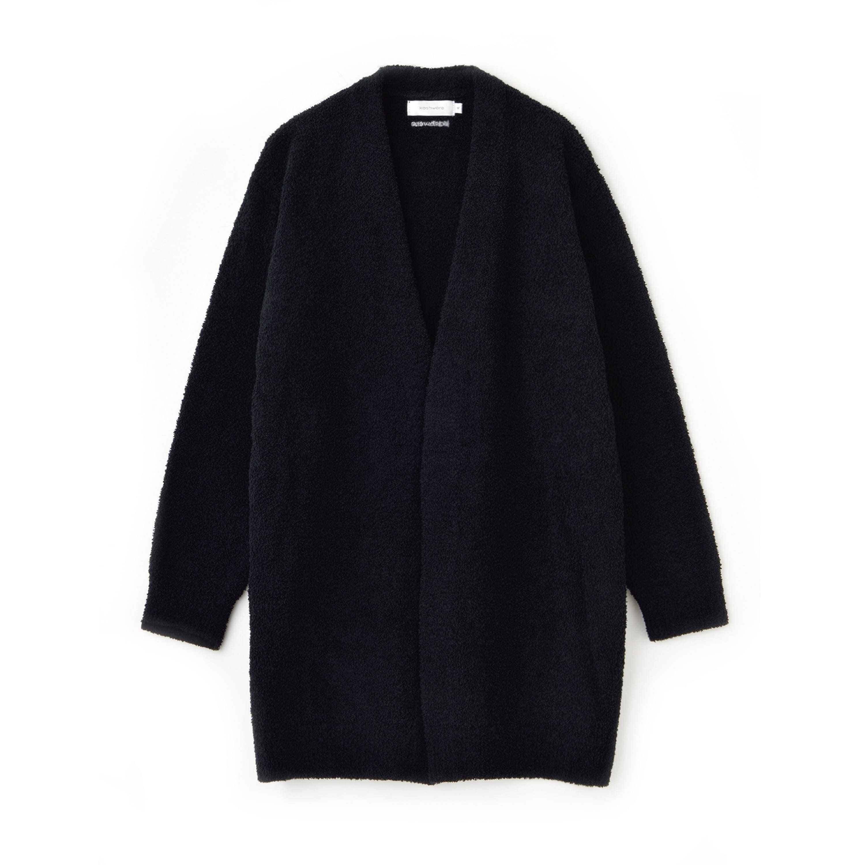 OPEN FRONT CARDIGAN(M black): WEAR | kashwere Japan (カシウエア