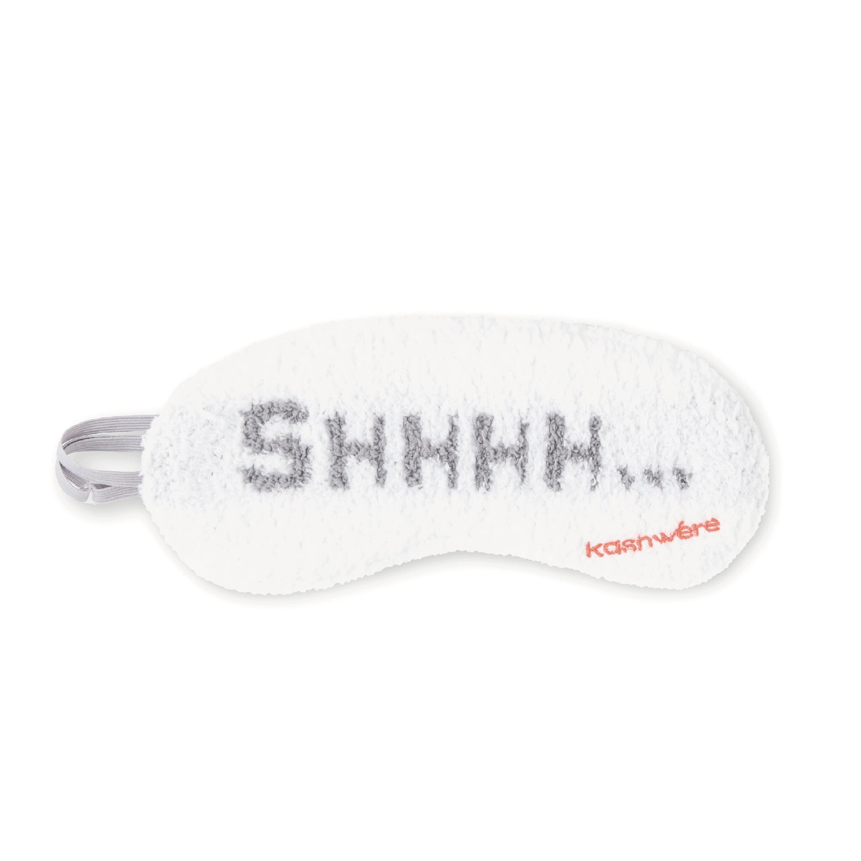 EYE MASK / MESSAGE(shhhh(white/steel)): ACCESSORIES
