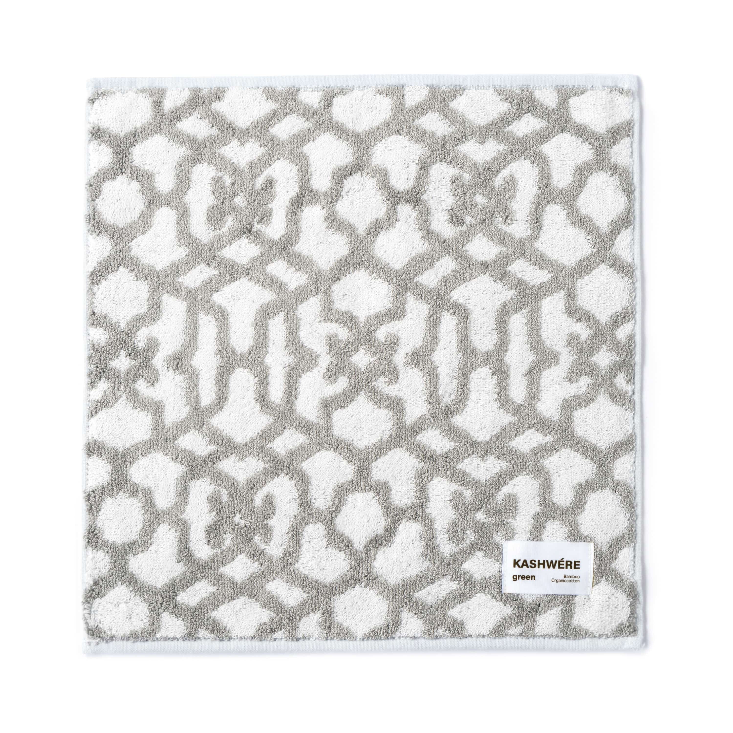 カシウエア　美品 MINI TOWEL / AZULEJO(25×25cm blanca/foggy/air): TOWEL | kashwere