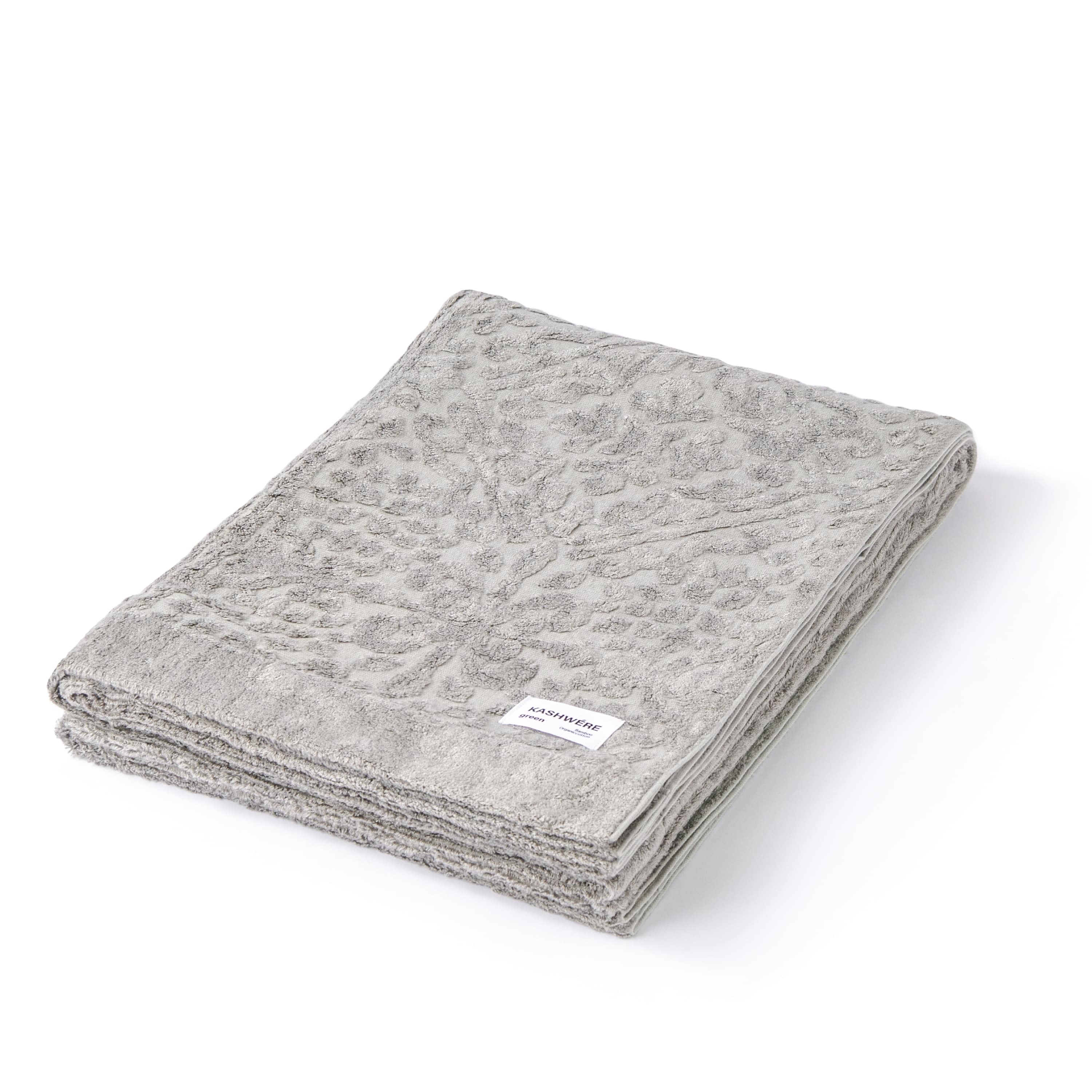 カシウエア　バスタオル　カプア　フォギー　foggy   グレー BLANKET / KAPUA(146×190cm foggy): TOWEL | kashwere Japan