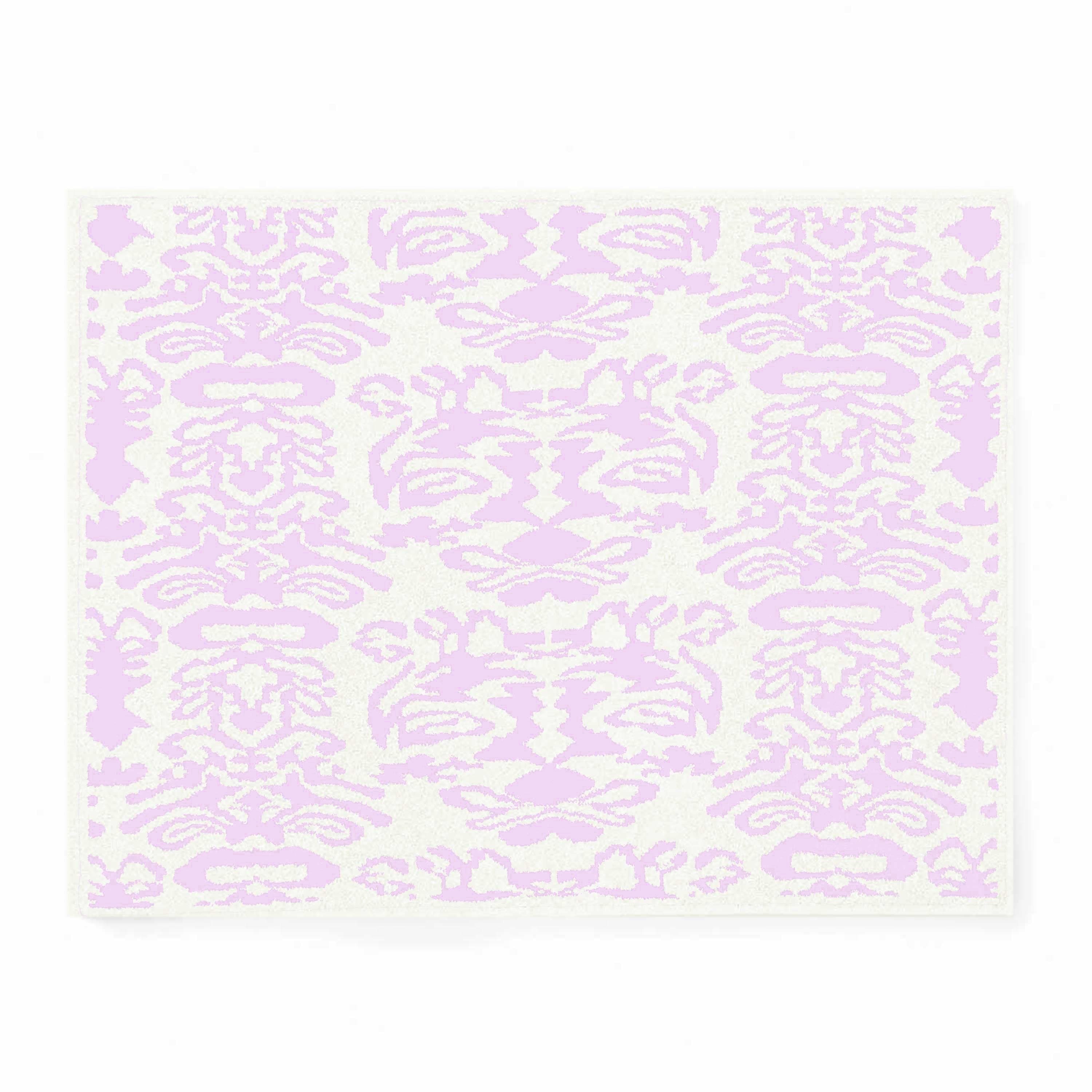 20th BLANKET / DAMASK (creme)(135×183cm creme/iris): 202620