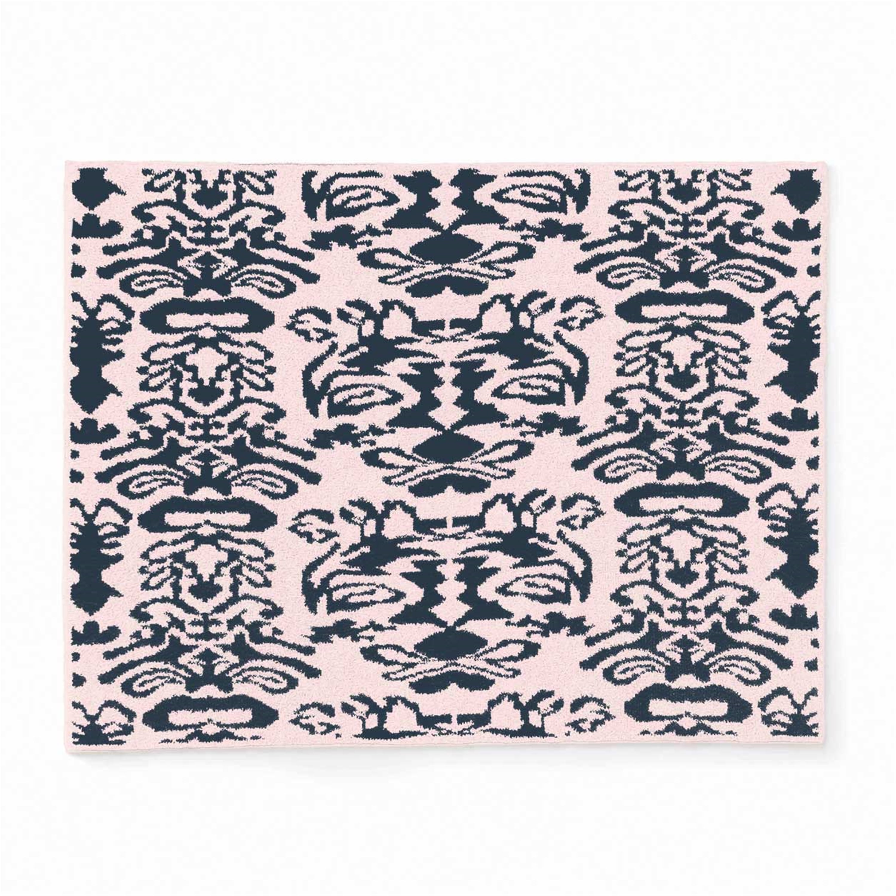 20th BLANKET / DAMASK(135×183cm pink/vintage blue): 20th