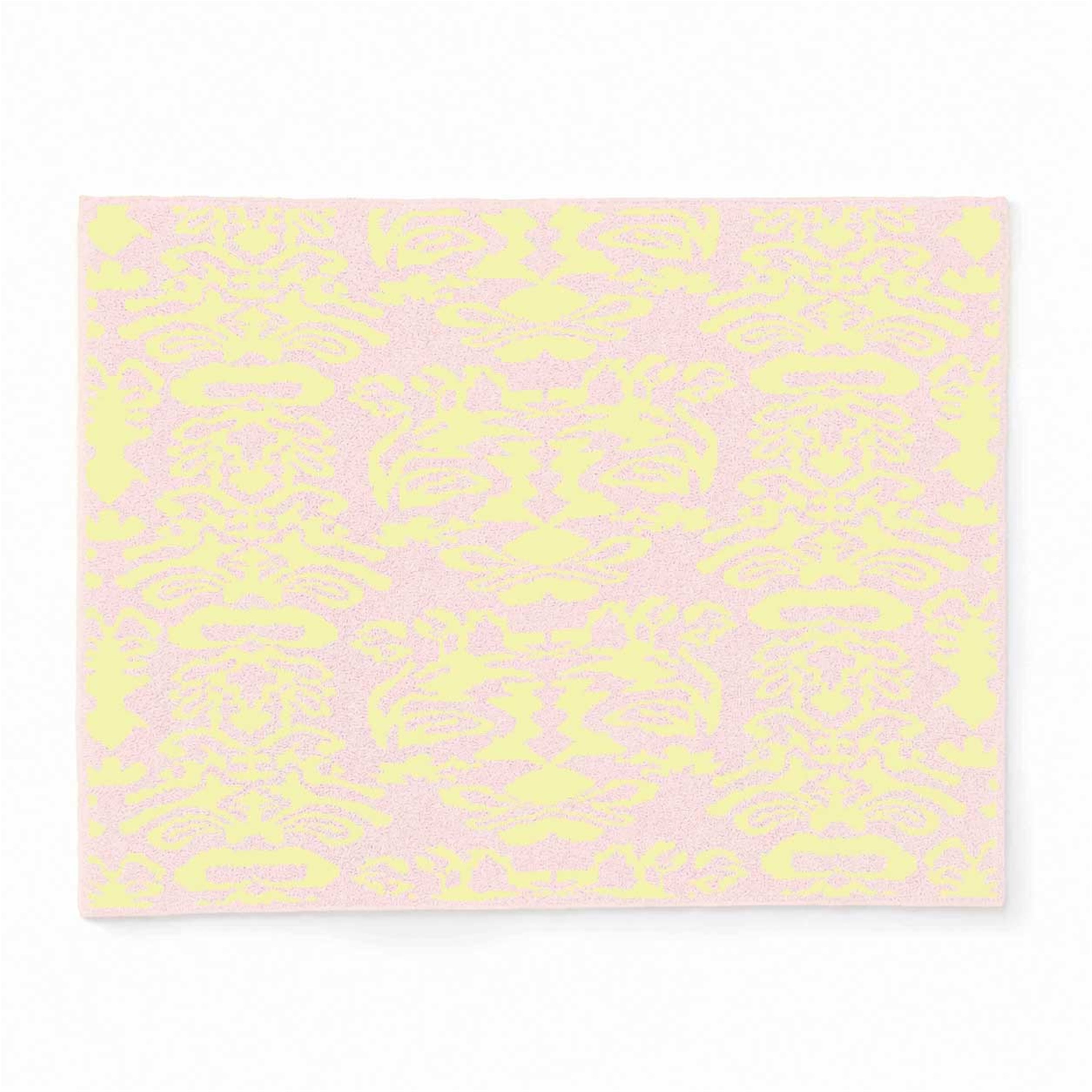 20th BLANKET / DAMASK(135×183cm pink/citron): 20th | kashwere