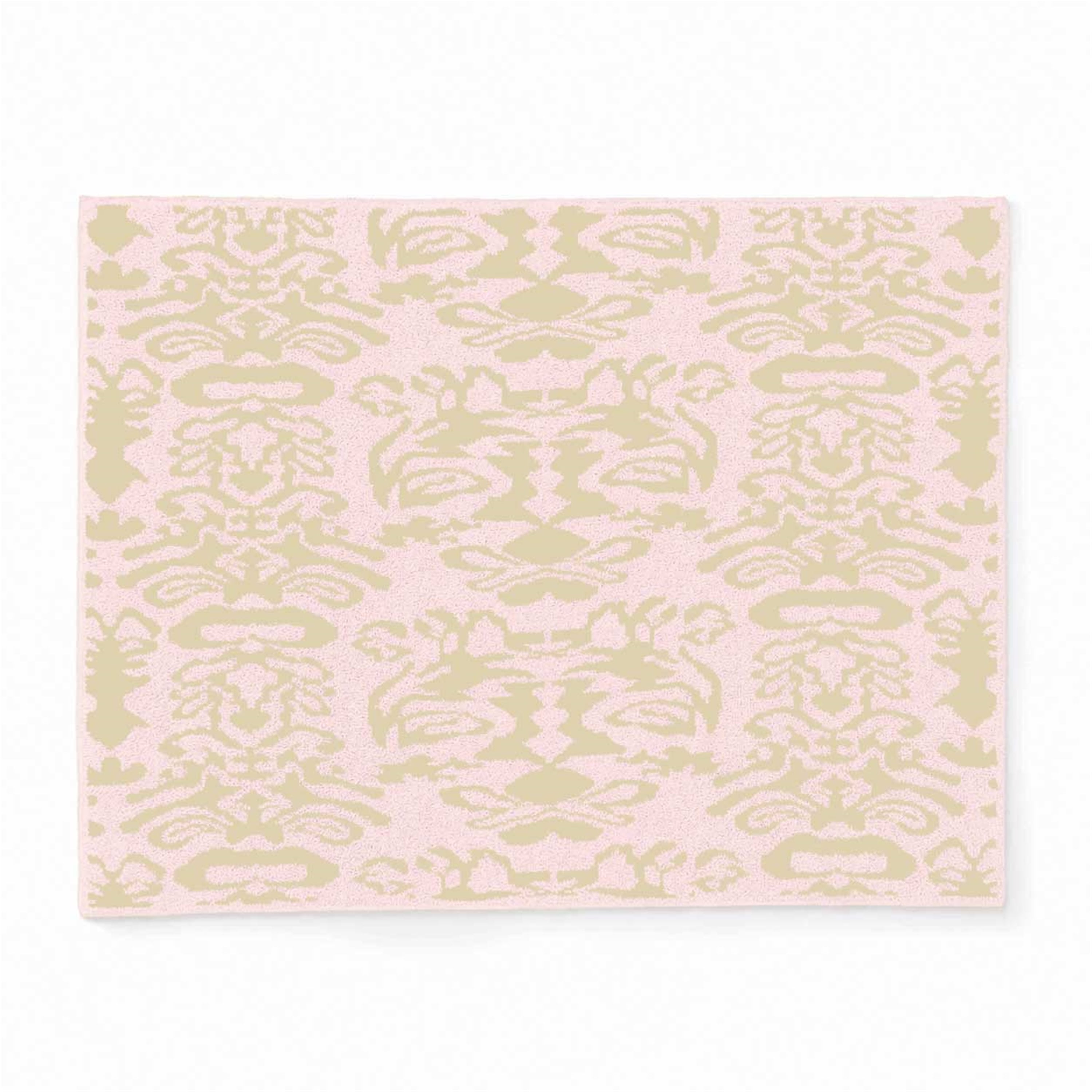 20th BLANKET / DAMASK(135×183cm pink/beige): 20th | kashwere Japan
