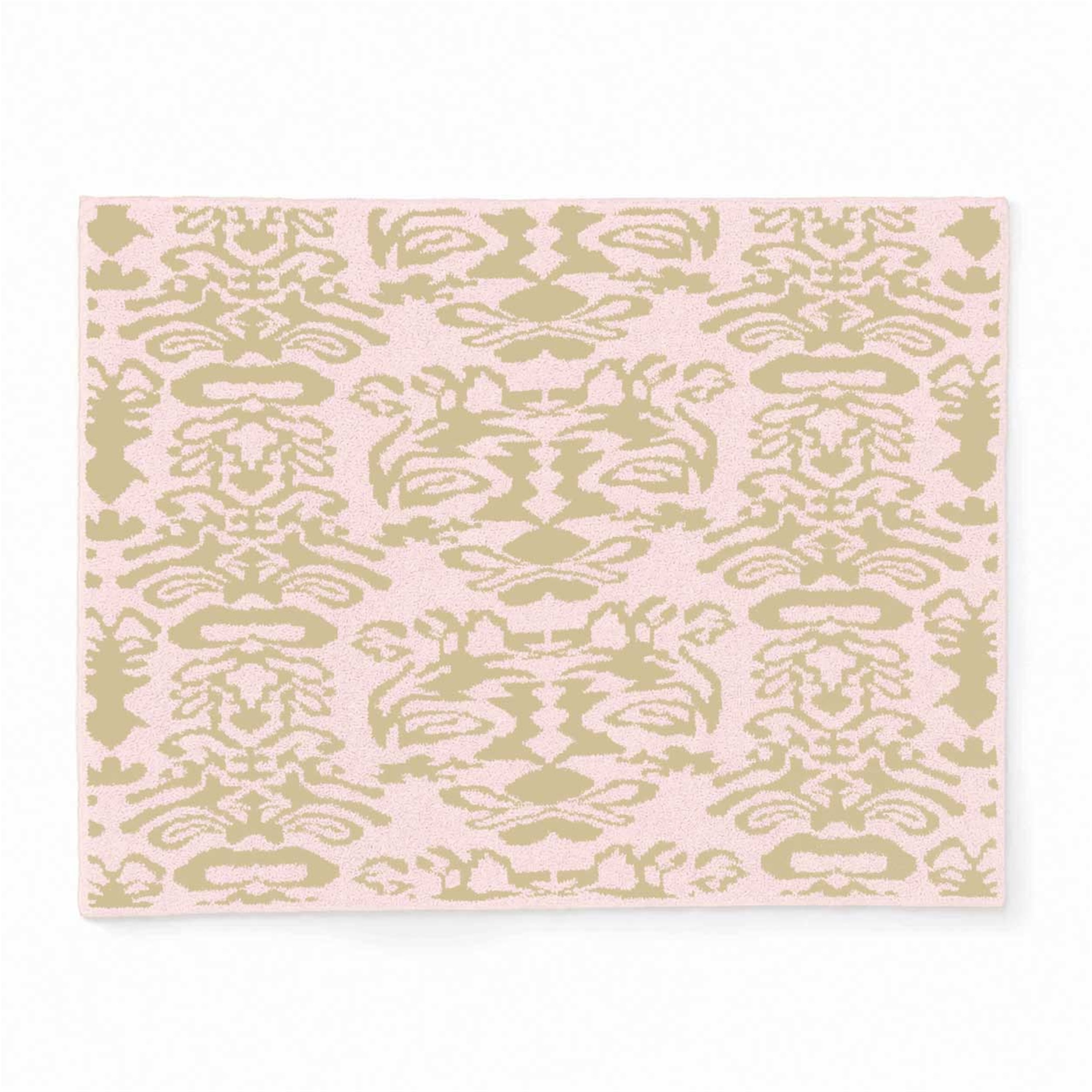 Kashwere ダマスク柄 ブランケット 184x135cm ピンク 20th BLANKET / DAMASK (pink)(135×183cm pink/cinnamon): 202620