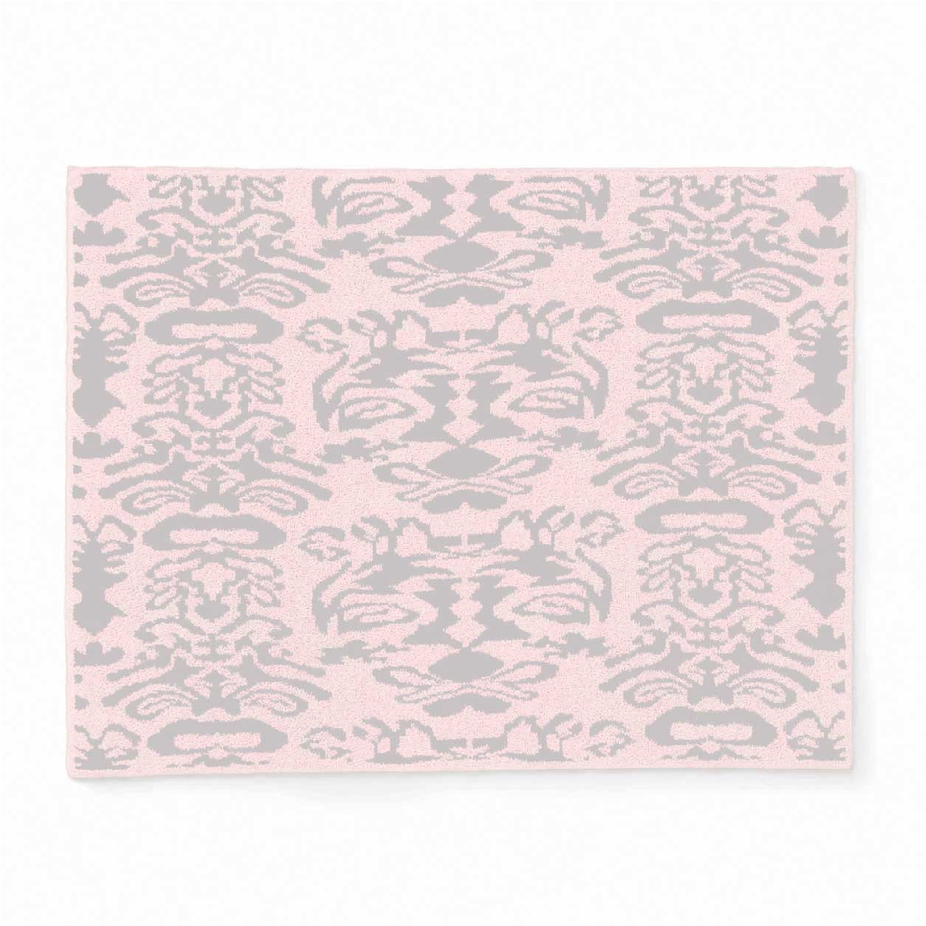 20th BLANKET / DAMASK(135×183cm pink/mist): 20th | kashwere Japan