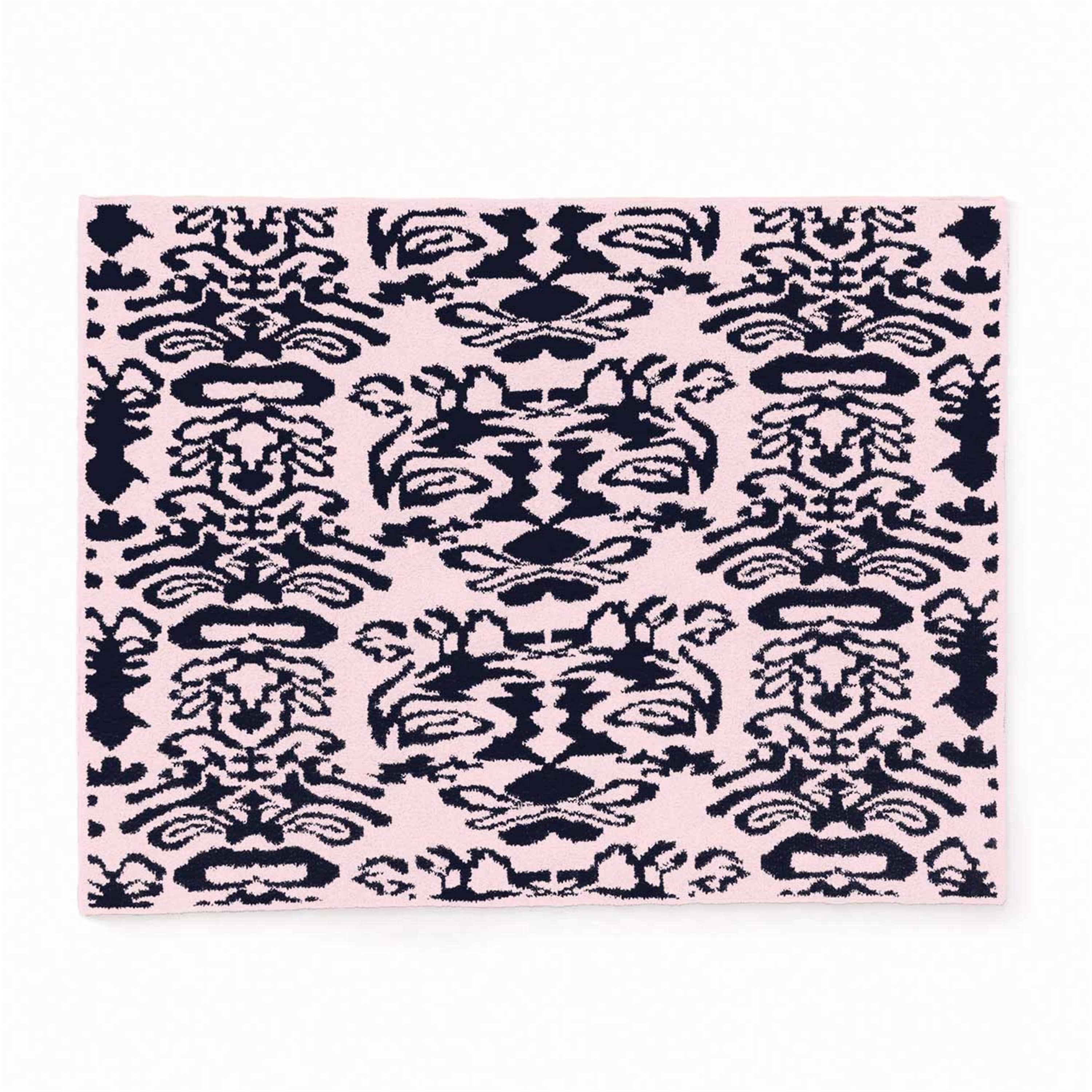 20th BLANKET / DAMASK(135×183cm sakura/navy): 20th | kashwere