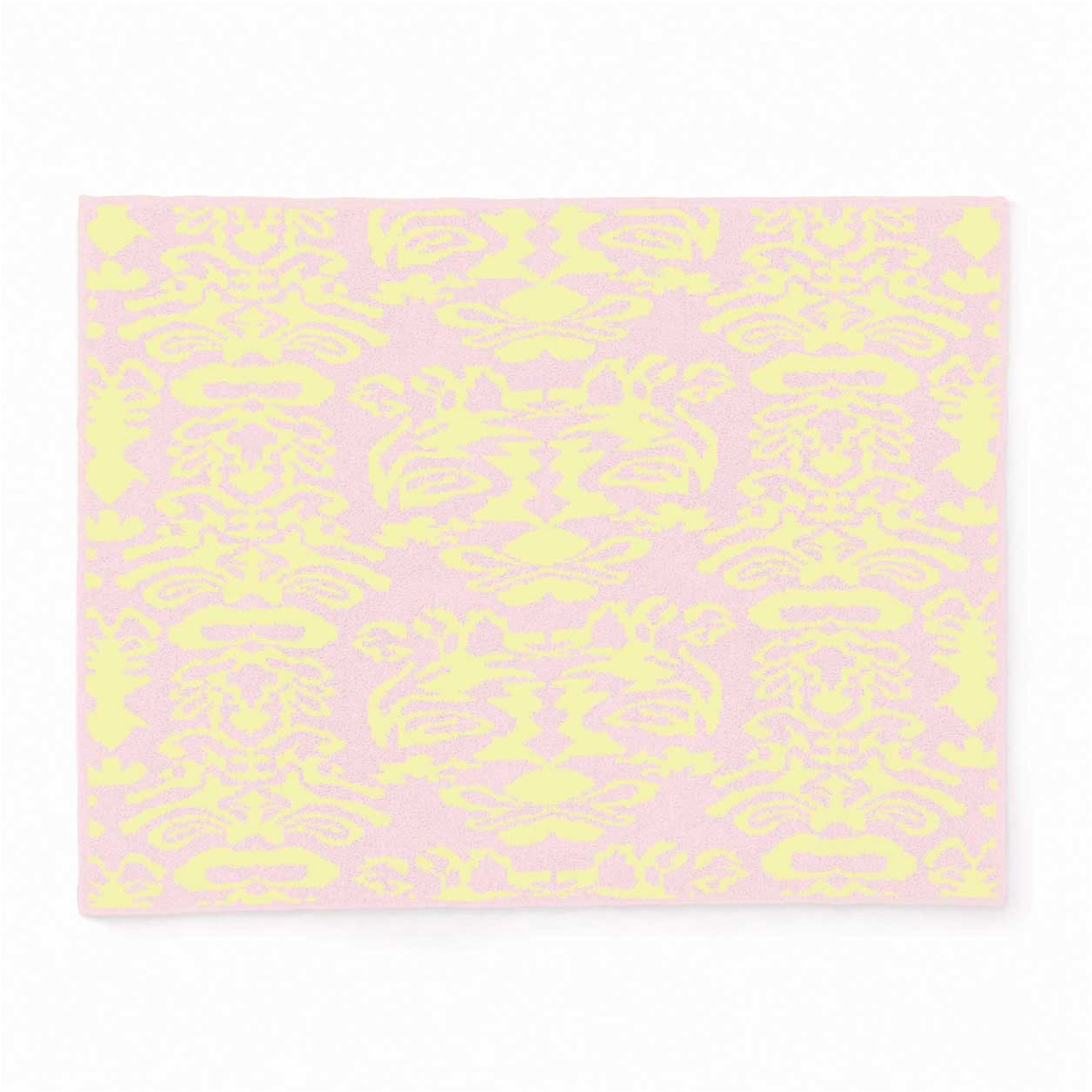 20th BLANKET / DAMASK(135×183cm sakura/citron): 20th | kashwere