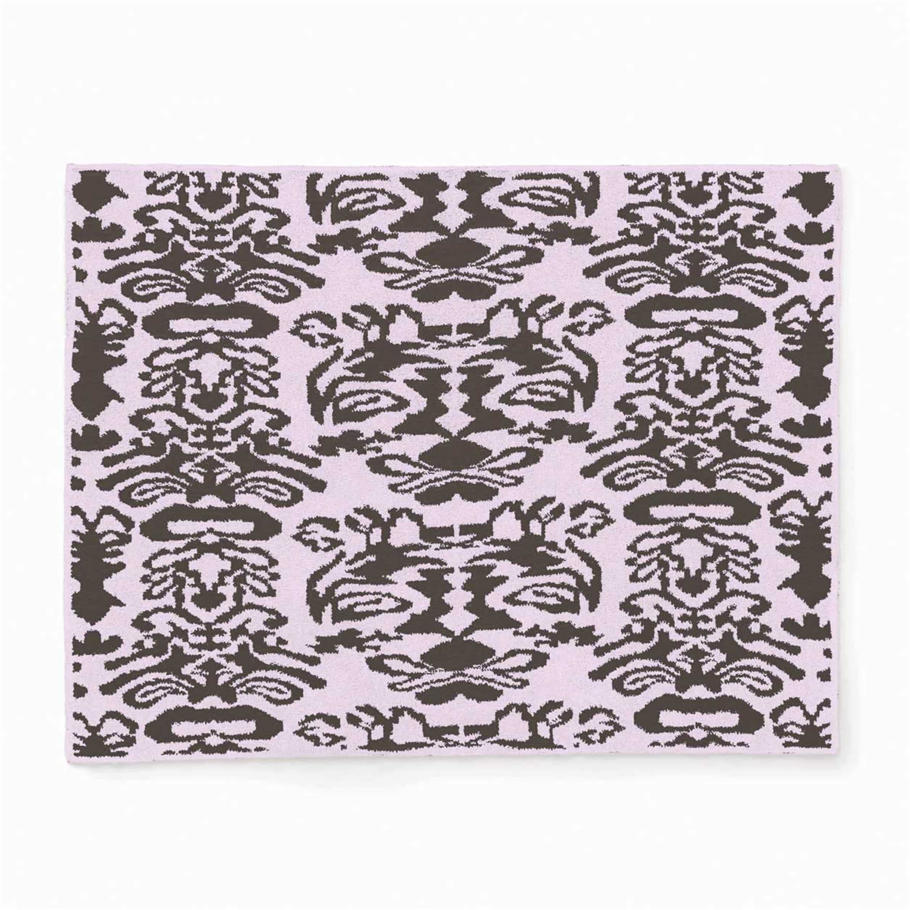 20th BLANKET / DAMASK(135×183cm iris/charcoal gray): 20th
