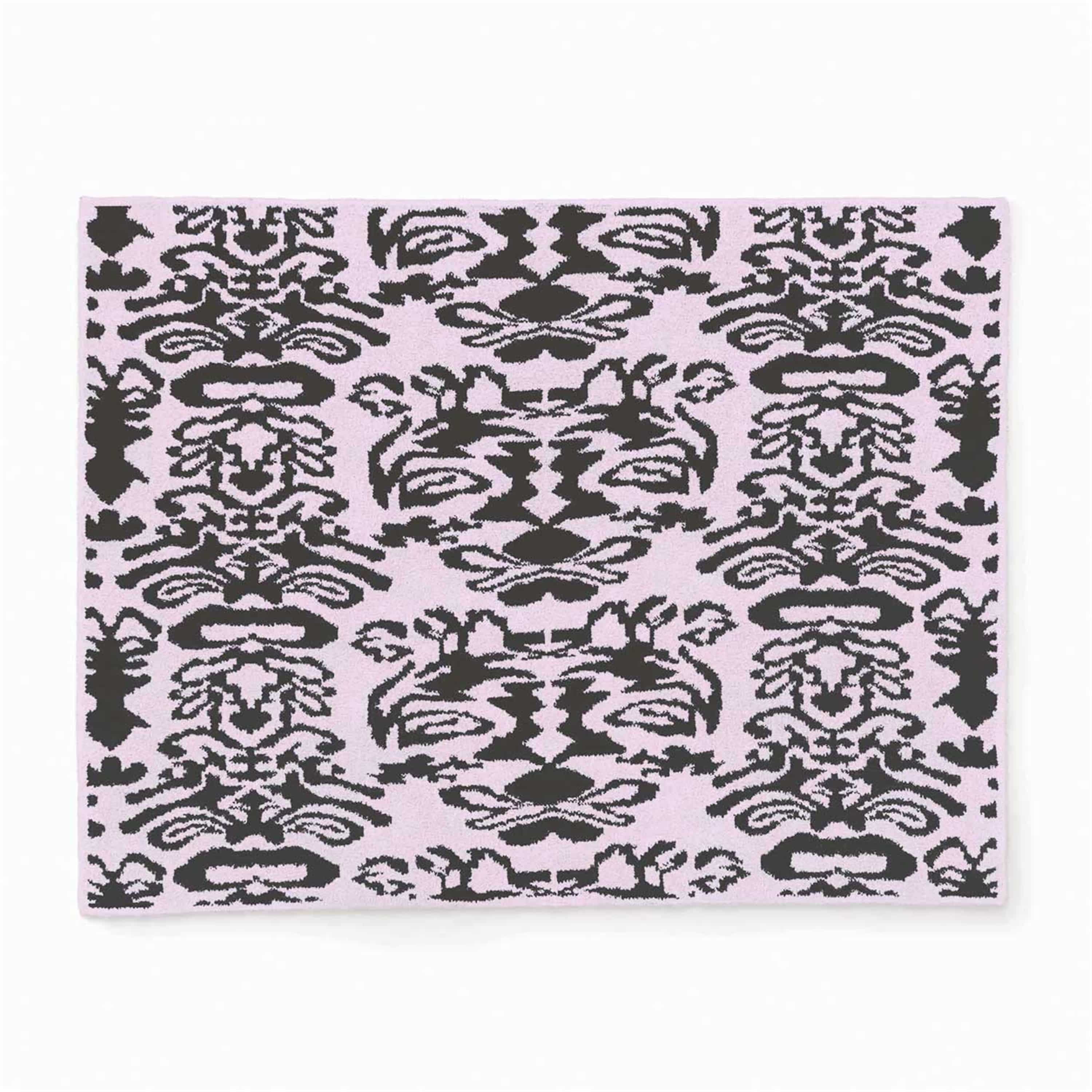 20th BLANKET / DAMASK(135×183cm iris/medium gray): 20th | kashwere