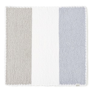 カシウェア マルチストライプブランケット 新品 BABY BLANKET MULTI STRIPE(78×78cm mist/white/blue